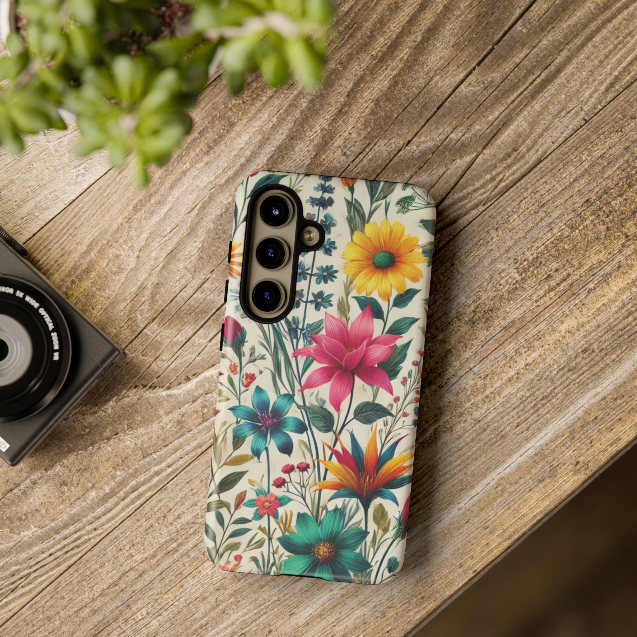 Wildflowers Boho Chic Design Phone Case - Stylish, Protective Cover for All Models Gift for Mom Accessory Gift for Her