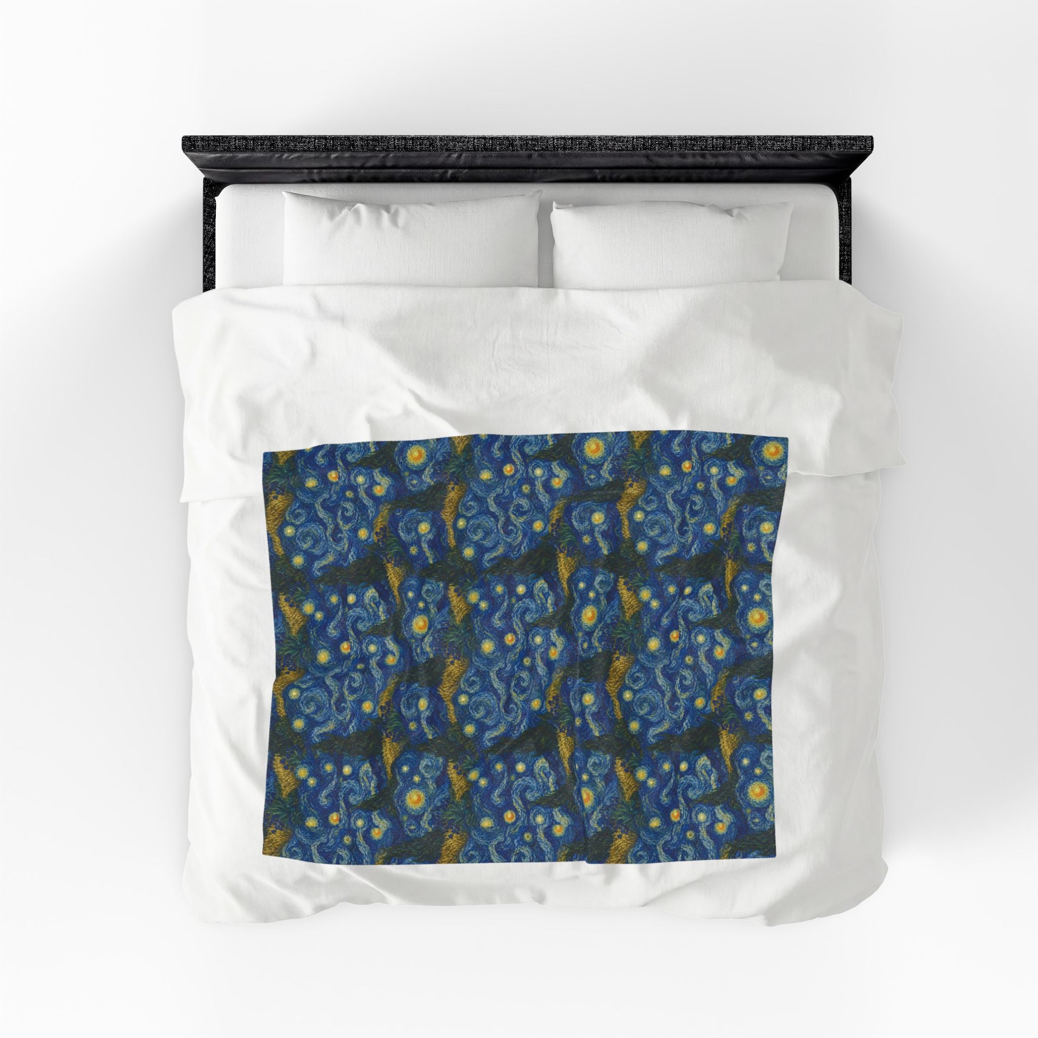 Van Gogh Illusion Design Perfect for Art Lover, Elegant Luxury Throw, Soft Cozy Elegant Home Decor