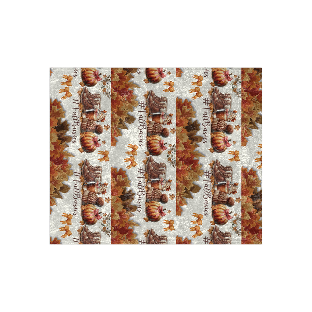 Fall Basic Crushed Velvet Blanket 50x60 Inches Cozy Autumn Vibes, Soft Plush Throw for Couch, Bed, or Gift – Perfect for Fall Nights, Hot Chocolate, & Pumpkin Spice Season Sofas - MRSBYVALLE