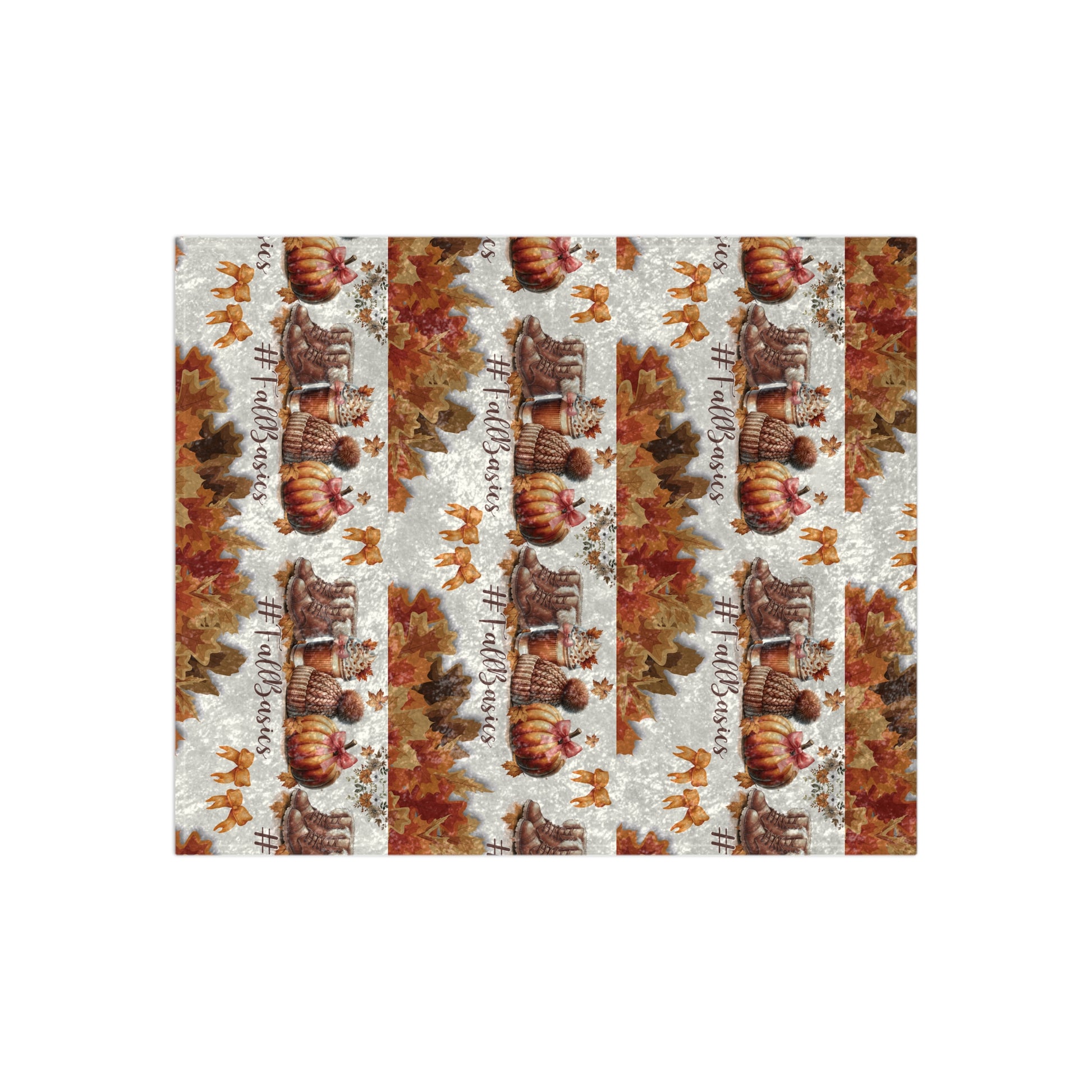Fall Basic Crushed Velvet Blanket 50x60 Inches Cozy Autumn Vibes, Soft Plush Throw for Couch, Bed, or Gift – Perfect for Fall Nights, Hot Chocolate, & Pumpkin Spice Season Sofas - MRSBYVALLE