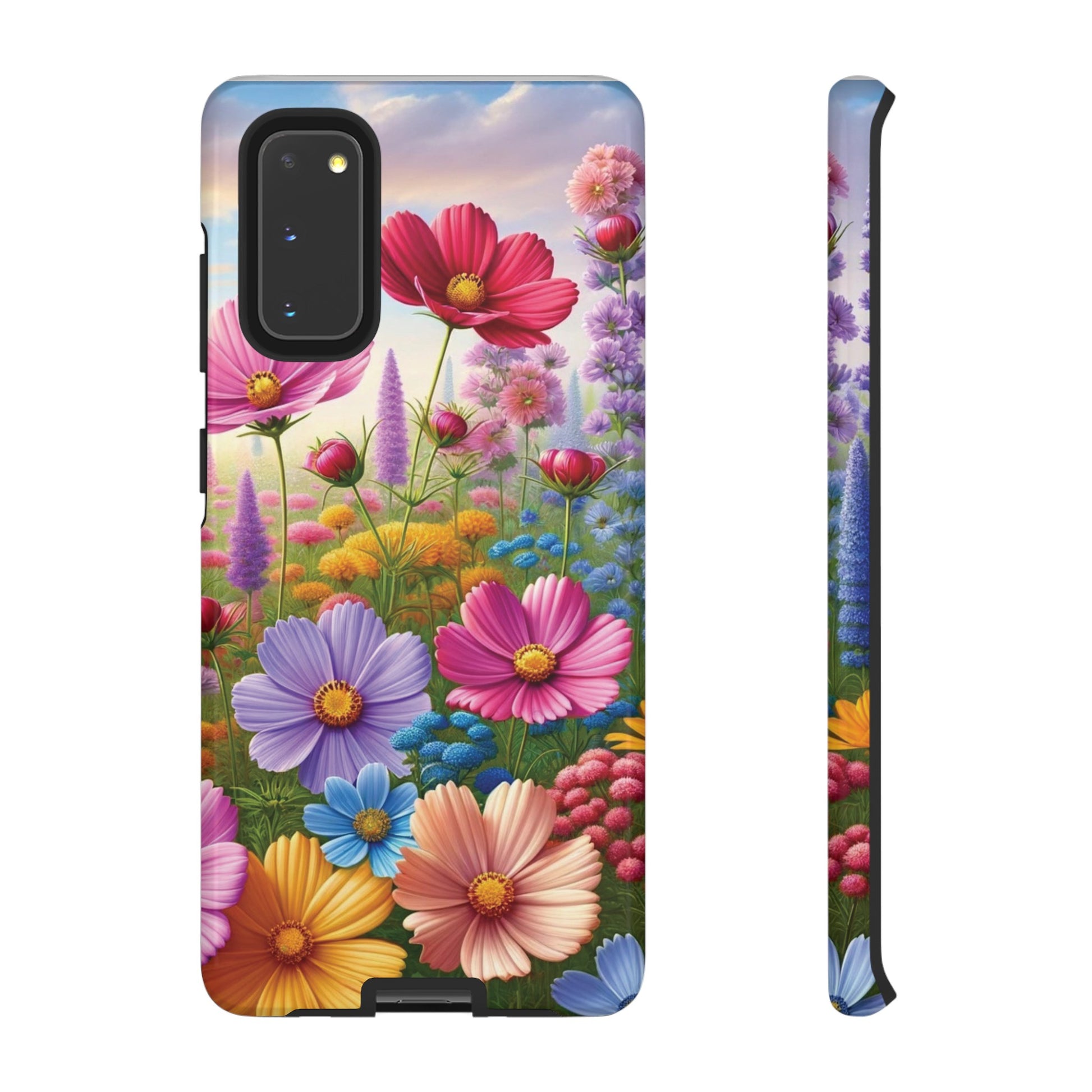 Bright Floral Phone Case Durable for iPhone Samsung Gift iPhone 15, 14, 13 Samsung Pixel Gift for Mom Accessory Gift for Her