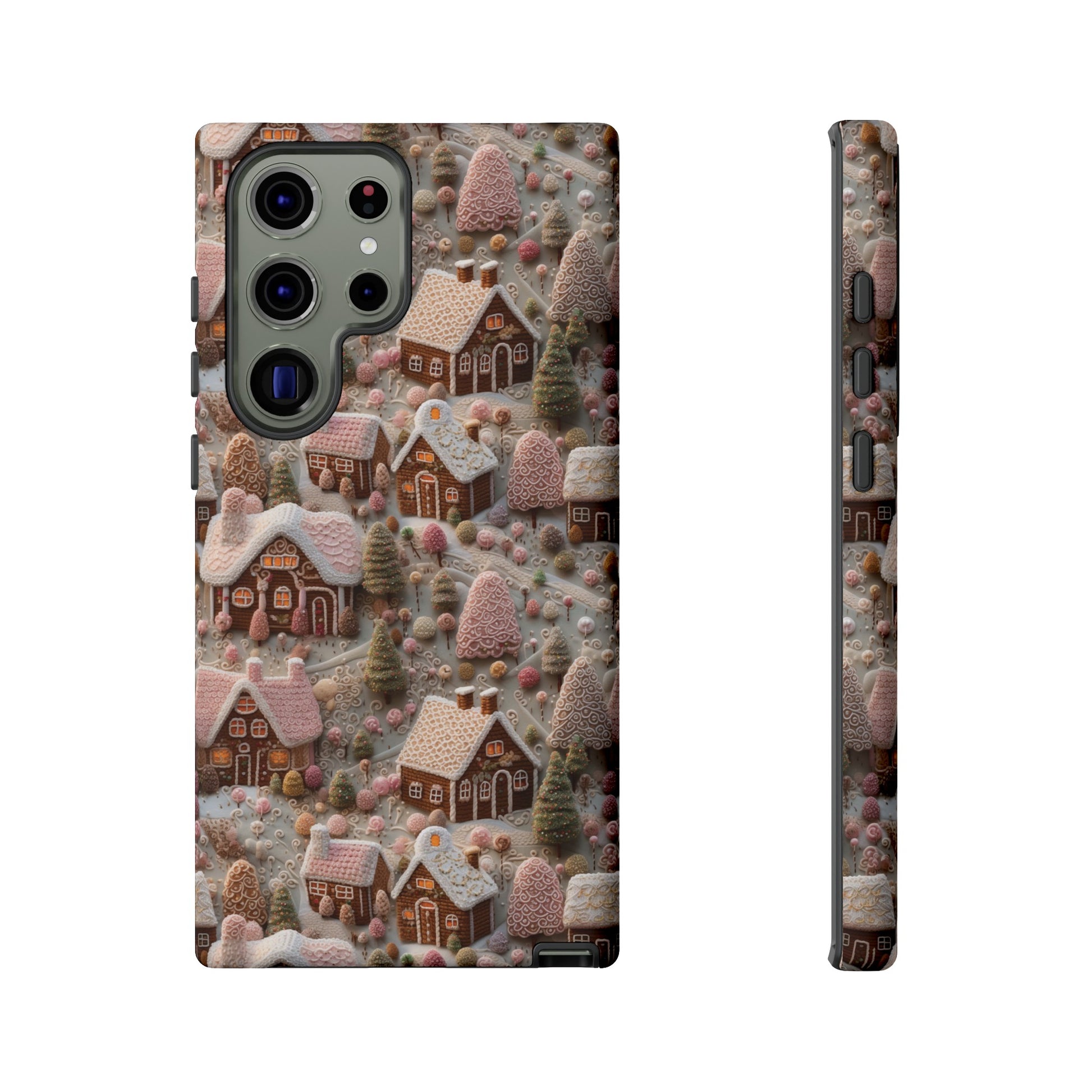 Gingerbread House 3D Phone Case Durable for iPhone Samsung Gift iPhone 15, 14, 13 Samsung Pixel Gift for Mom Accessory Gift for Her