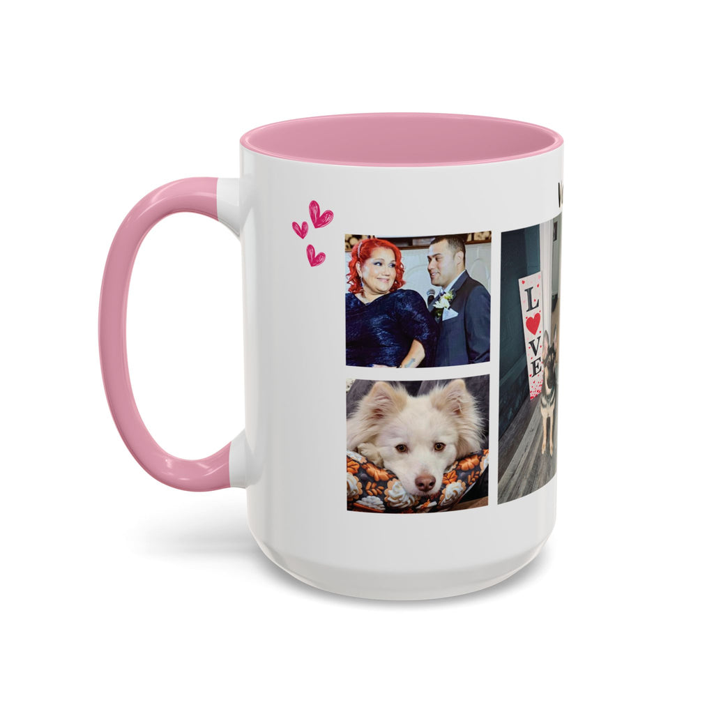 Personalized Photo Collage Coffee Mug, Custom Image Gift for Mom, Mother's Day Present, Colorful 15oz Cup, Birthday Mug, Custom Picture Mug Perfect Giift