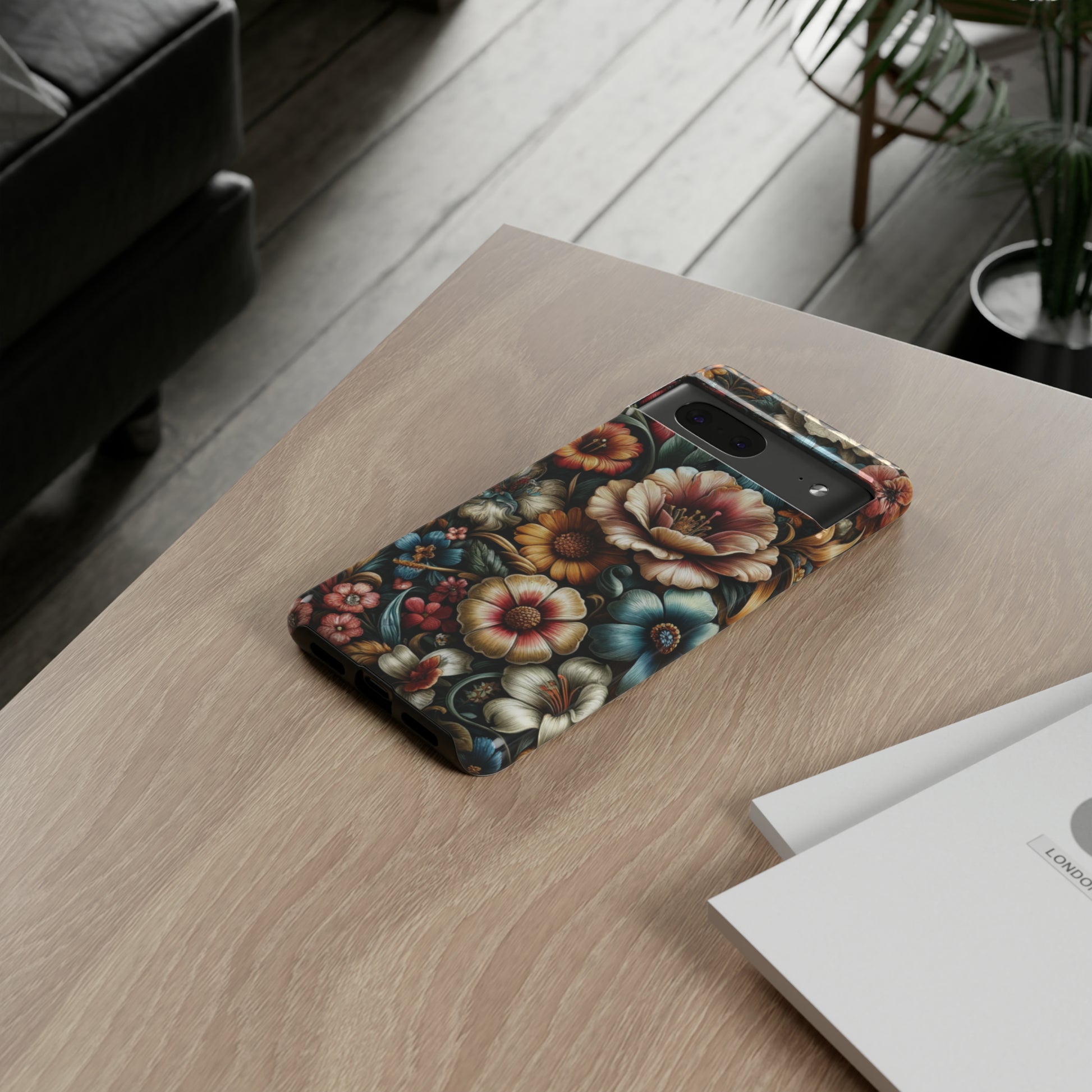 Pastel Floral Design Luxury Phone Tough Case Floral Elegant Durable Stylish for Modern Devices iPhone 15, Samsung iPhone Samsung Accessory Gift for Her.