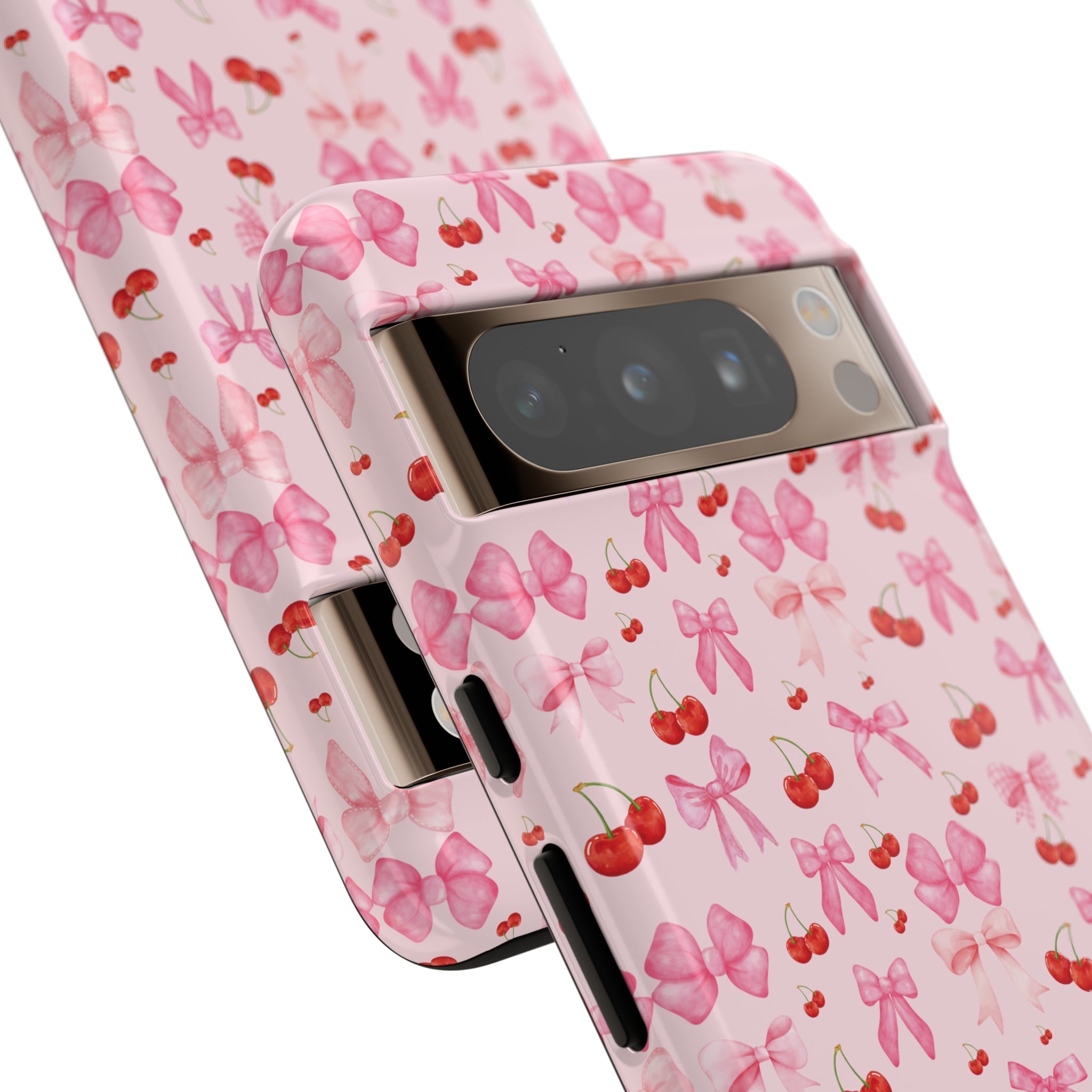 Coquette phone case Cherry Coquette Ribbon Bow iPhone Case Fruity, Girly Gift for Her Phone 15, Samsung iPhone Samsung Gift for Her Case iPhone 15, Samsung iPhone Samsung Accessory Gift for Her.