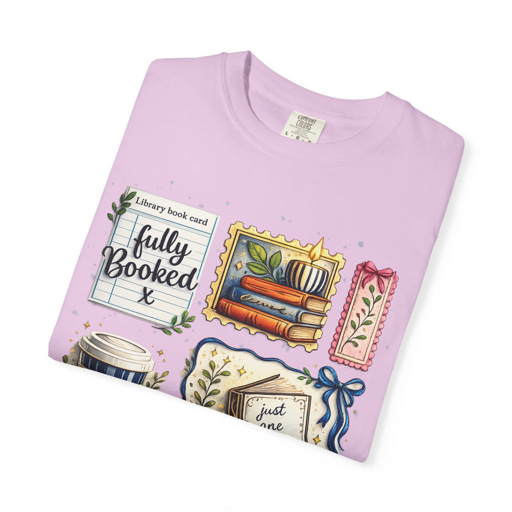 T-shirt Comfort Colors "Just One More Chapter & Coffee" – Confortable pour les amoureux des livres