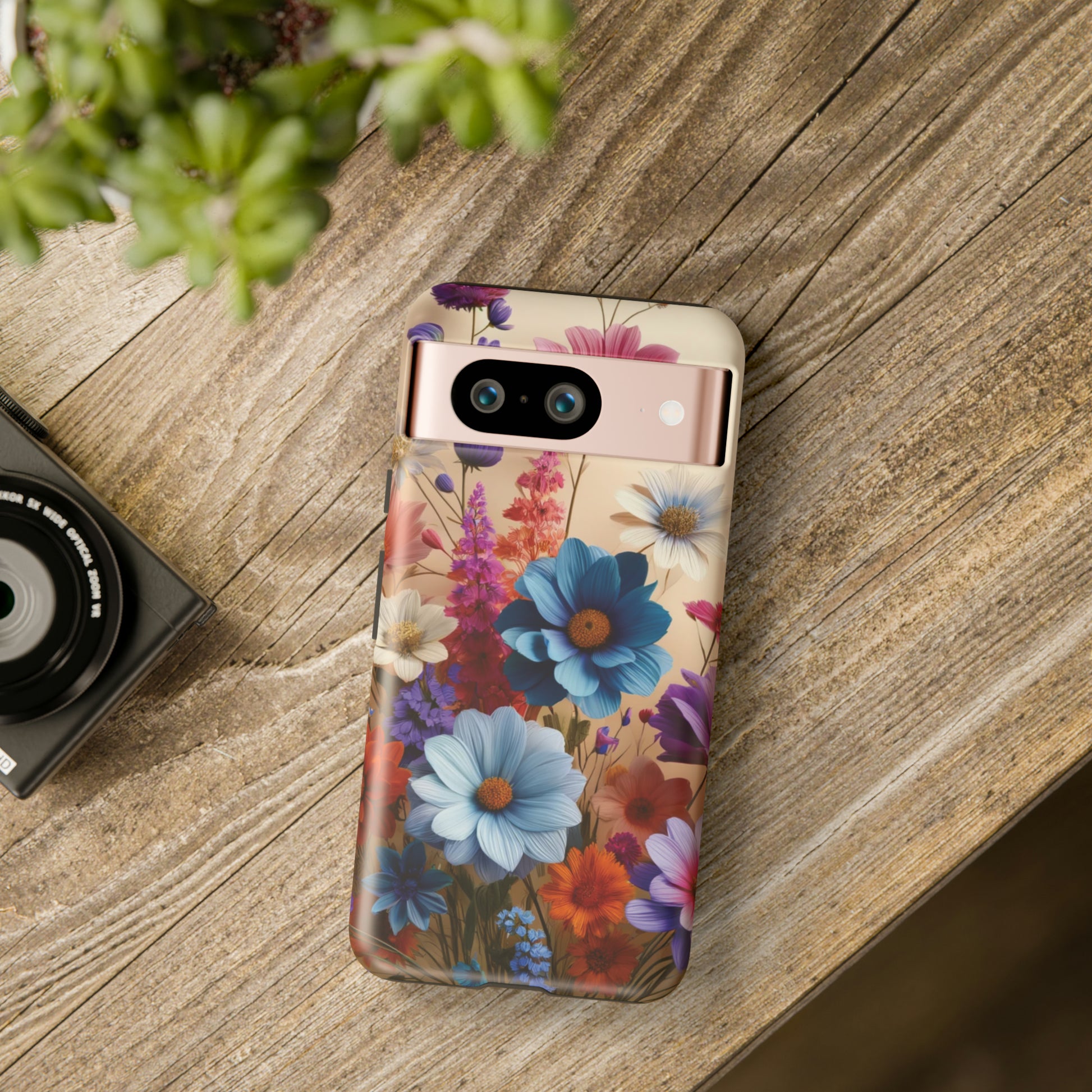 Best Phone Case Floral 3D Illusion Luxury Tough Case Floral Elegant Durable Stylish for Modern Devices iPhone 15, Samsung iPhone Samsung Accessory Gift for Her.