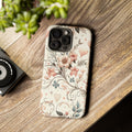 Floral Design Luxury Phone Tough Case Floral Elegant Durable Stylish for Modern Devices iPhone 17, 16 15, Samsung iPhone Samsung Accessory Gift for Her