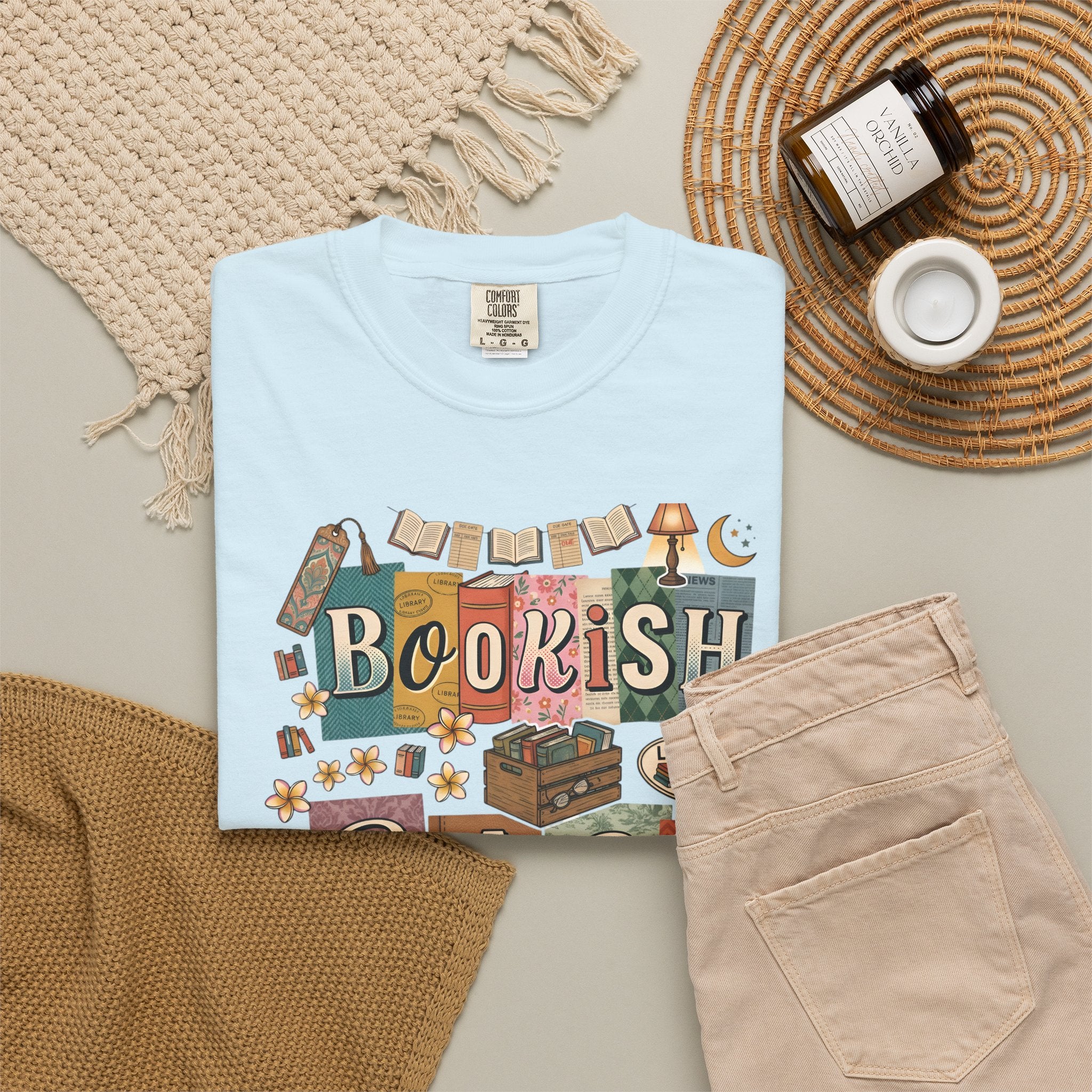 Bookish Babe Reader T-Shirt — Book Lover Tee for Teachers & Avid Readers