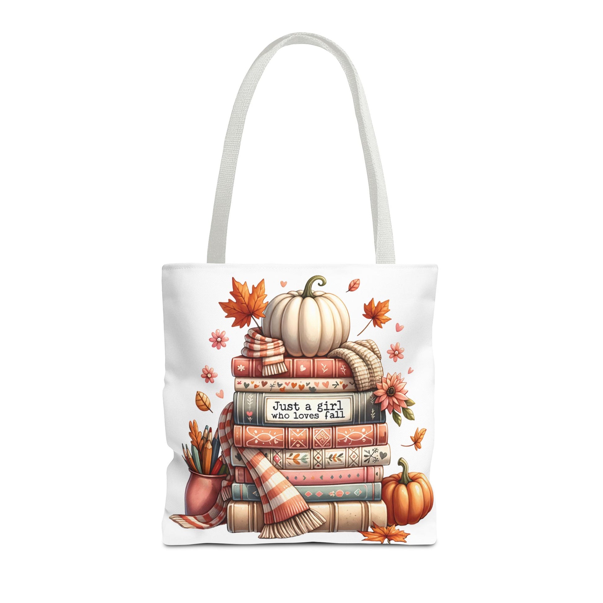 Fall Books Tote Bag - Autumn Accessory for Book Lovers - MRSBYVALLE