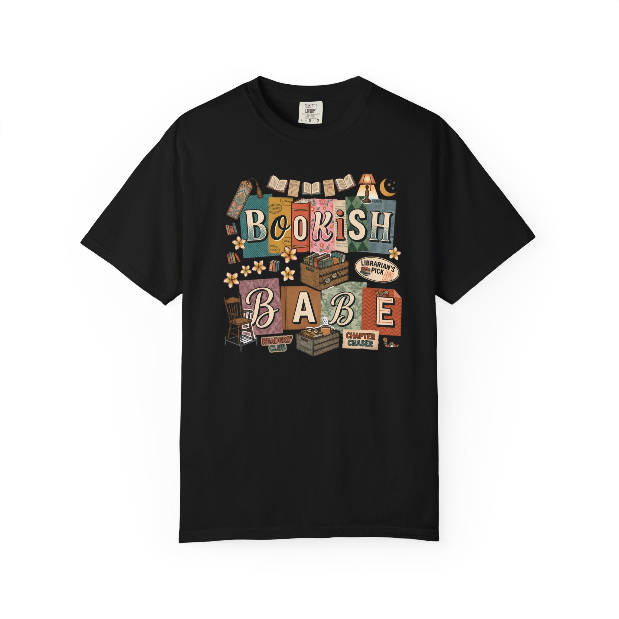 Bookish Babe Reader T-Shirt — Book Lover Tee for Teachers & Avid Readers