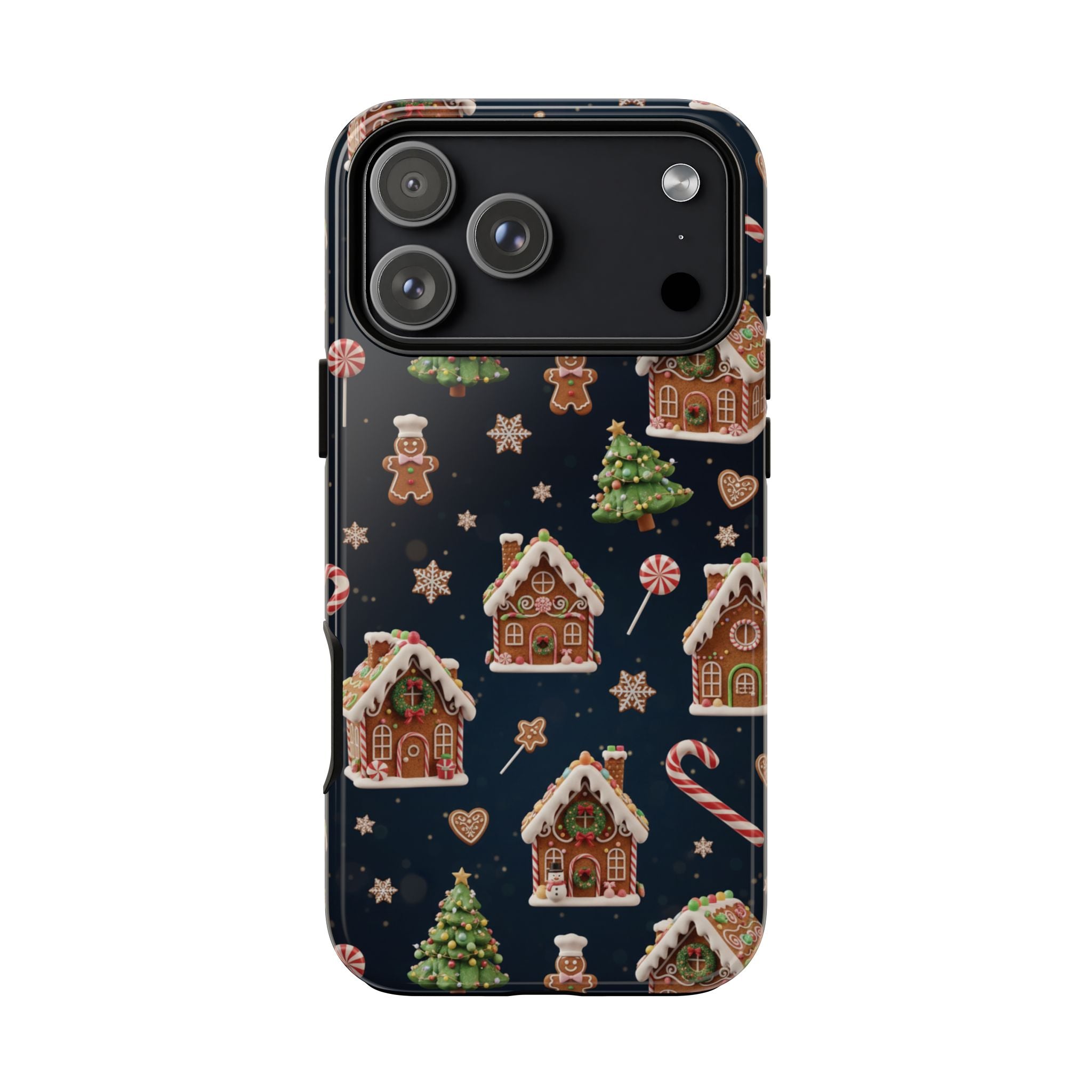 3D Gingerbread House Christmas Phone Case | Premium Holiday Gift Cover for iPhone 17, iPhone, and Samsung Galaxy Gift for Her or Him