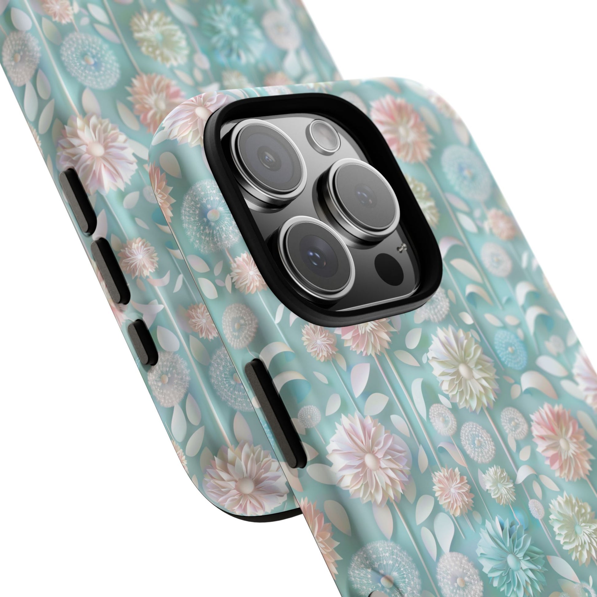 Pastel Floral Phone Case for iPhone & Samsung | Elegant and Slim Design with Shockproof Protection | Durable, Scratch-Resistant, and Lightweight | Stylish Accessory