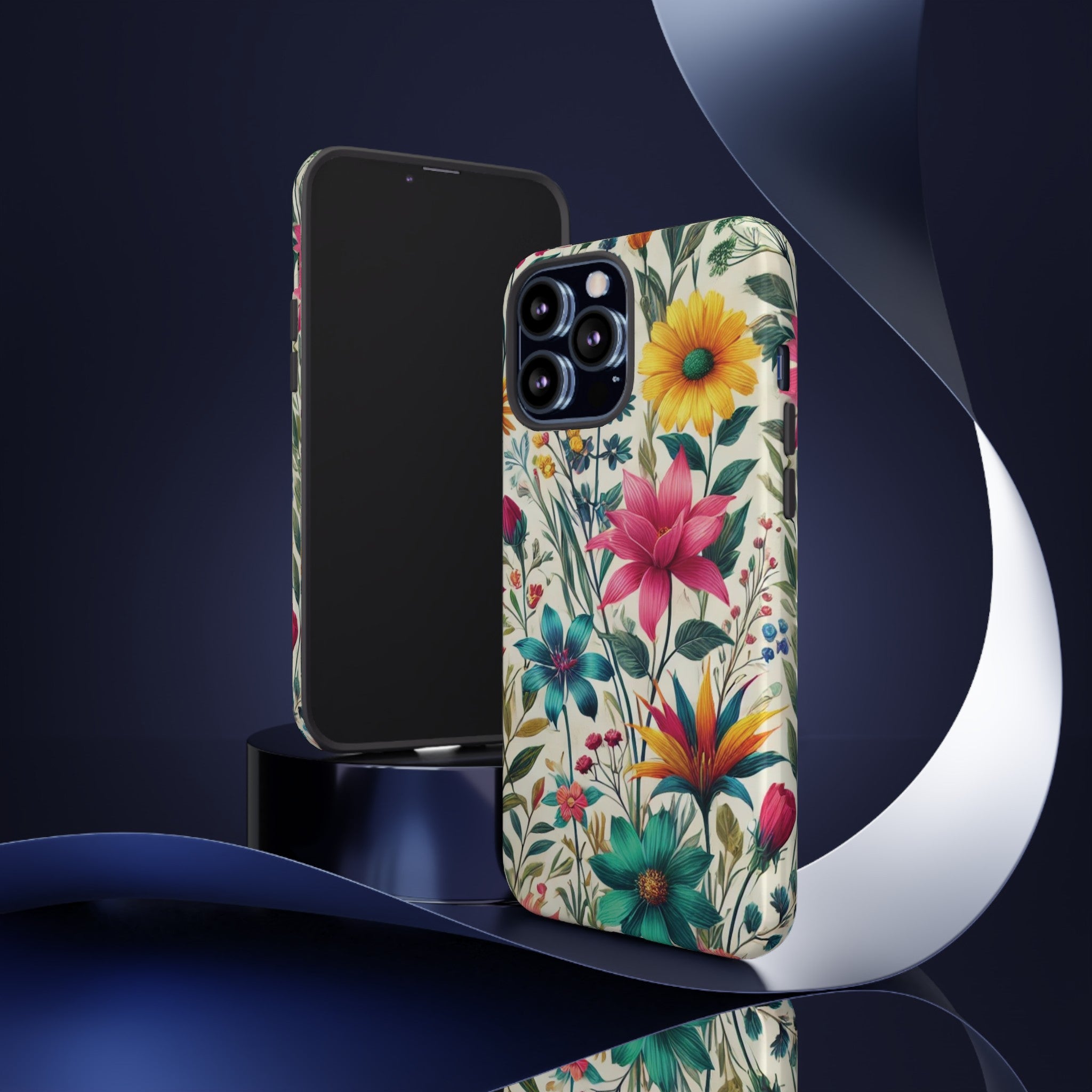 Wildflowers Boho Chic Design Phone Case - Stylish, Protective Cover for All Models Gift for Mom Accessory Gift for Her