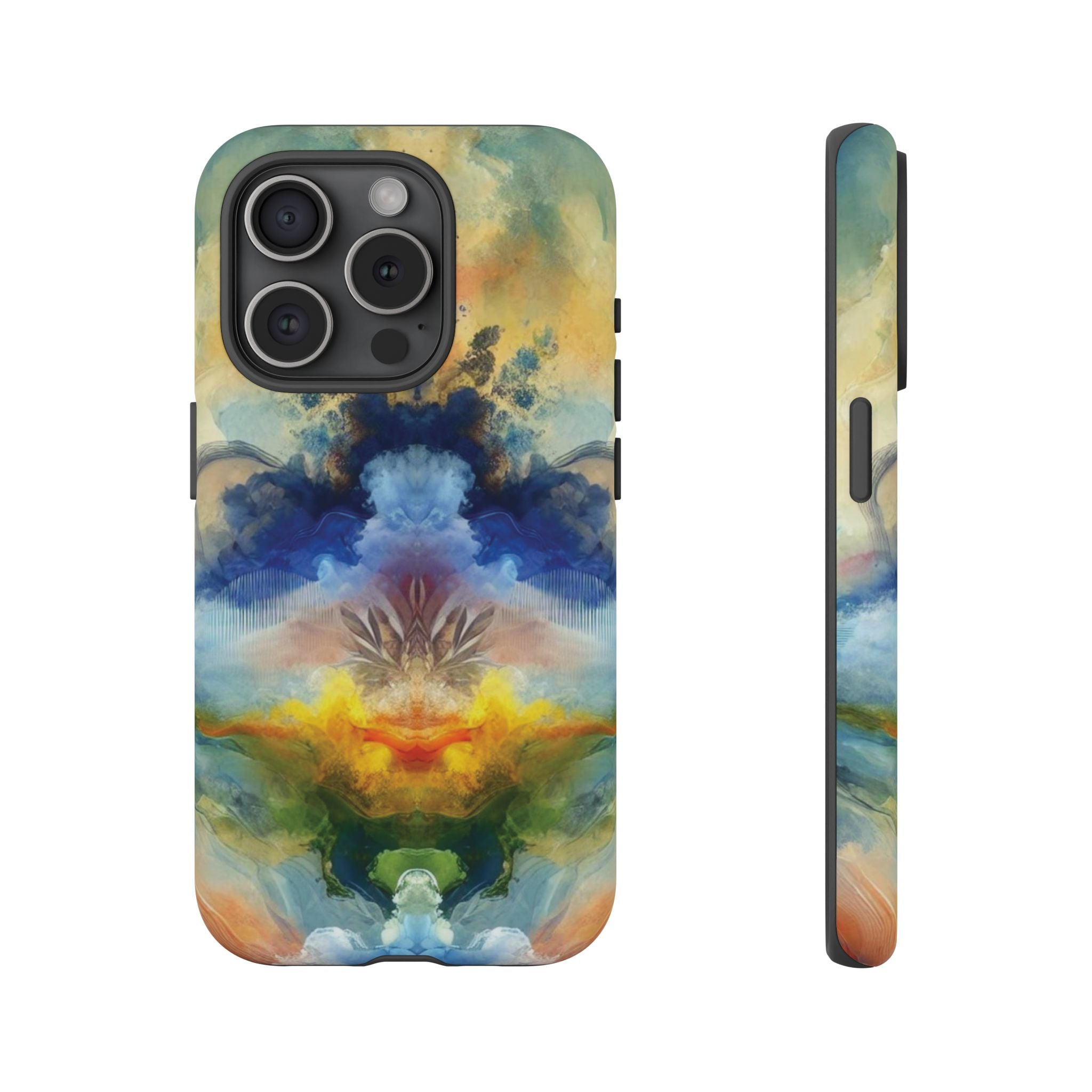 Modern Watercolor Abstract Phone Case Compatible with iPhone, Samsung & More - Stylish, Durable Protection with Vibrant Artistic Design Perfect Gift for Her