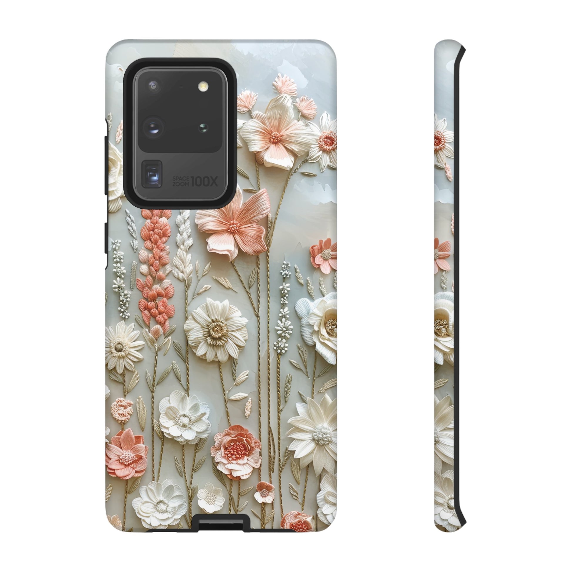 Pastel Wildflowers Protective Phone Case Gift for Her Phone 15, Samsung iPhone Samsung Gift for Her Case iPhone 15, Samsung iPhone Samsung Accessory Gift for Her