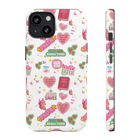 Carry Your Faith Everywhere | Christian Tough Phone Case with Bible Verse or Affirmation | Protective, Inspirational Gift for Christians