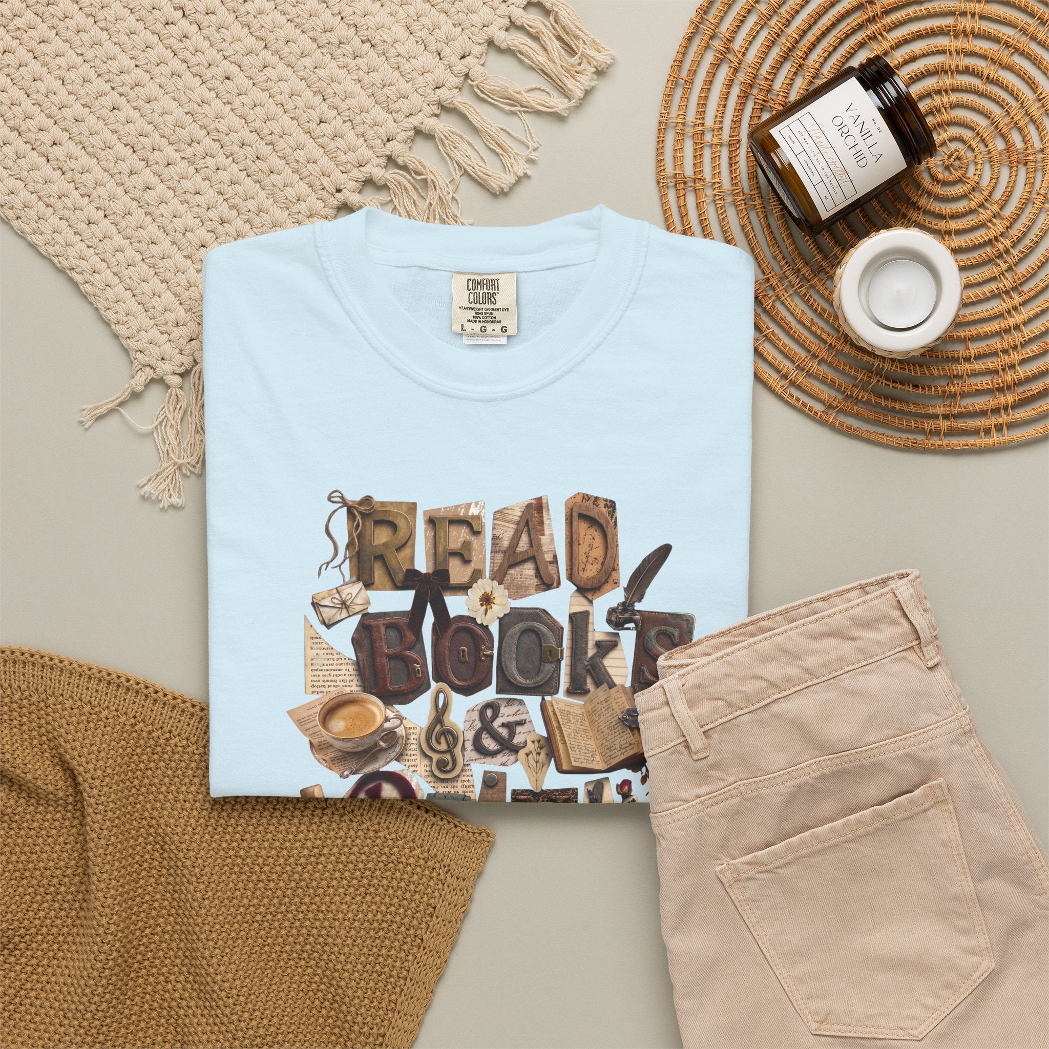 Read Books Drink Coffee T-Shirt | Book Lover Shirt | Coffee Lover Gift | Reader Tee | Bibliophile Shirt | Cozy Reading Aesthetic