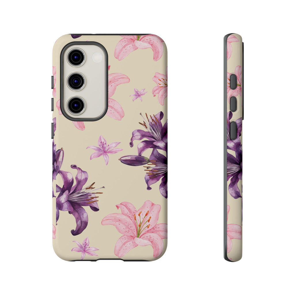 Blooming Tiger Lily Phone Case - Compatible with iPhone, Samsung, and Pixel | Stylish Protective Cover Gift for Her Perfect for Floral Lover