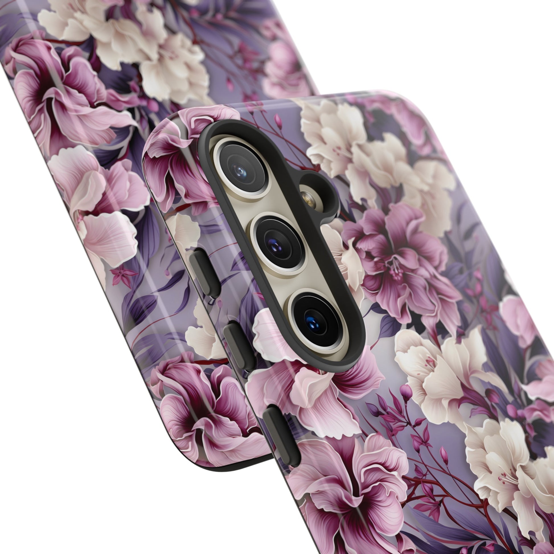 Lavender Flowers Protective Phone Case Gift for Her Phone 15, Samsung iPhone Samsung Gift for Her Case iPhone 15, Samsung