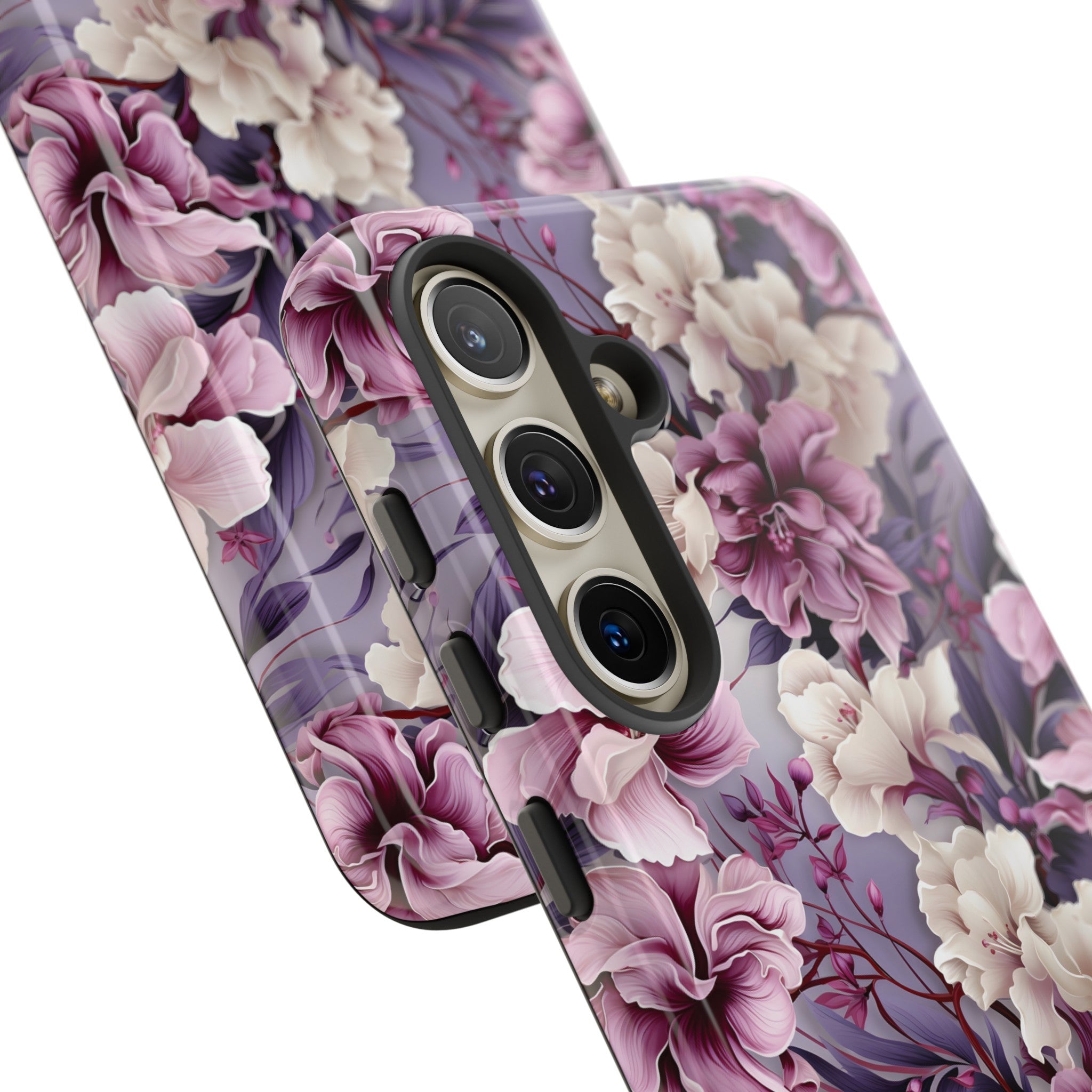 Lavender Flowers Protective Phone Case Gift for Her Phone 15, Samsung iPhone Samsung Gift for Her Case iPhone 15, Samsung