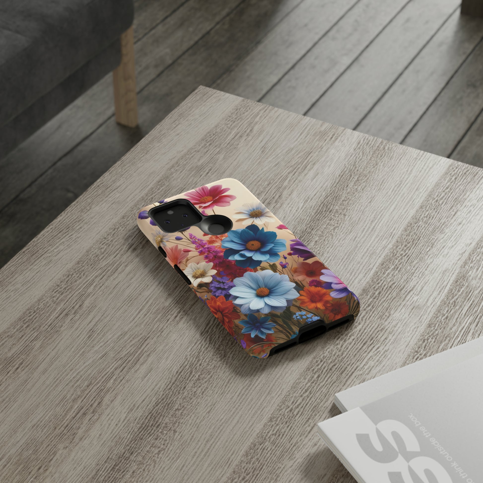 Best Phone Case Floral 3D Illusion Luxury Tough Case Floral Elegant Durable Stylish for Modern Devices iPhone 15, Samsung iPhone Samsung Accessory Gift for Her.