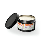 New House Bloom & Glow Elegant Floral Aromas in 4oz/8oz Tin Candles Essence of Nature Collection Unveil Serenity Romance with Exquisite Botanical Scents. Pure Harmony & Grace..