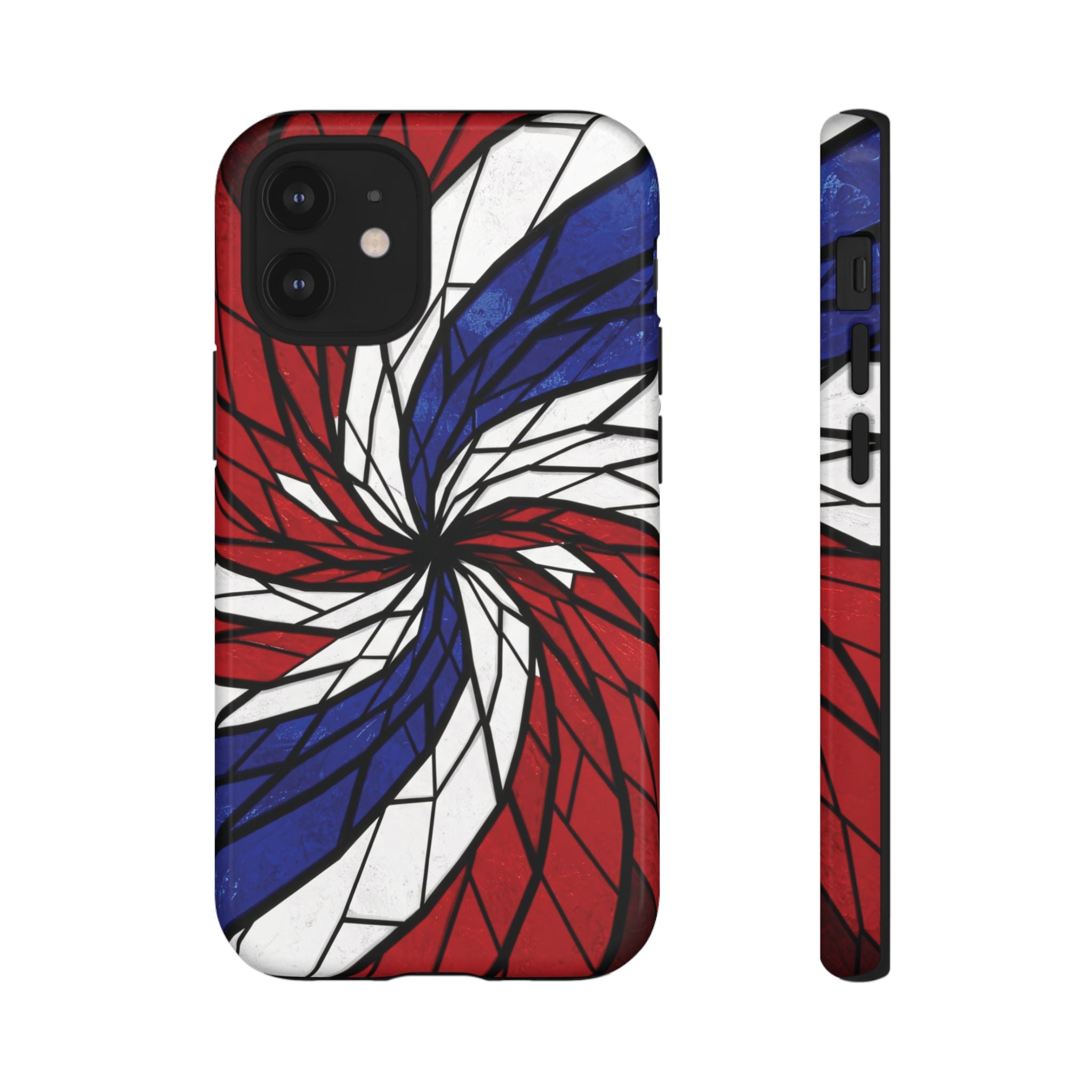 Patriotic Red White & Blue Phone Case – USA Flag Design, Independence Day Gift, Protective Cover for iPhone, Samsung, Pixel
