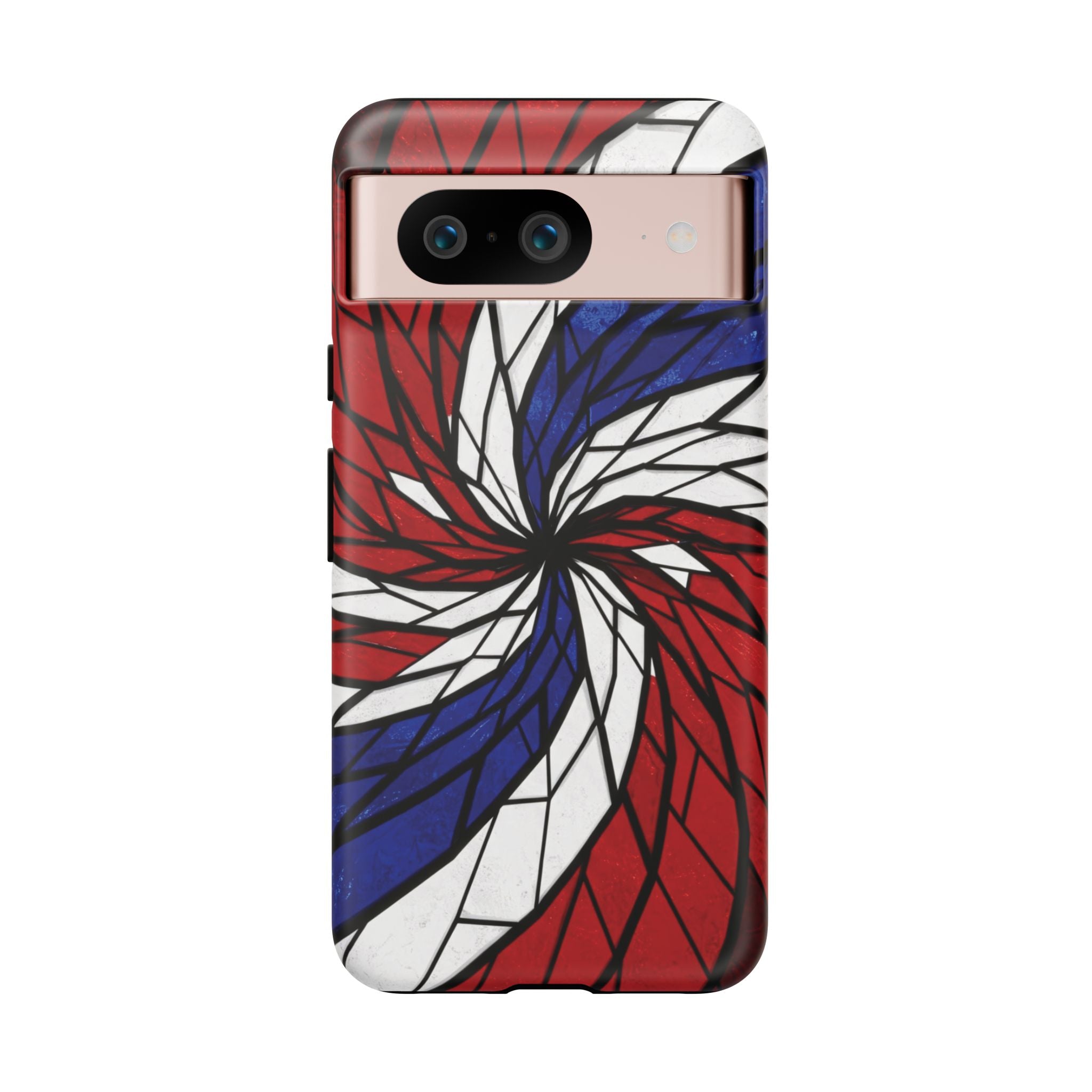 Patriotic Red White & Blue Phone Case – USA Flag Design, Independence Day Gift, Protective Cover for iPhone, Samsung, Pixel