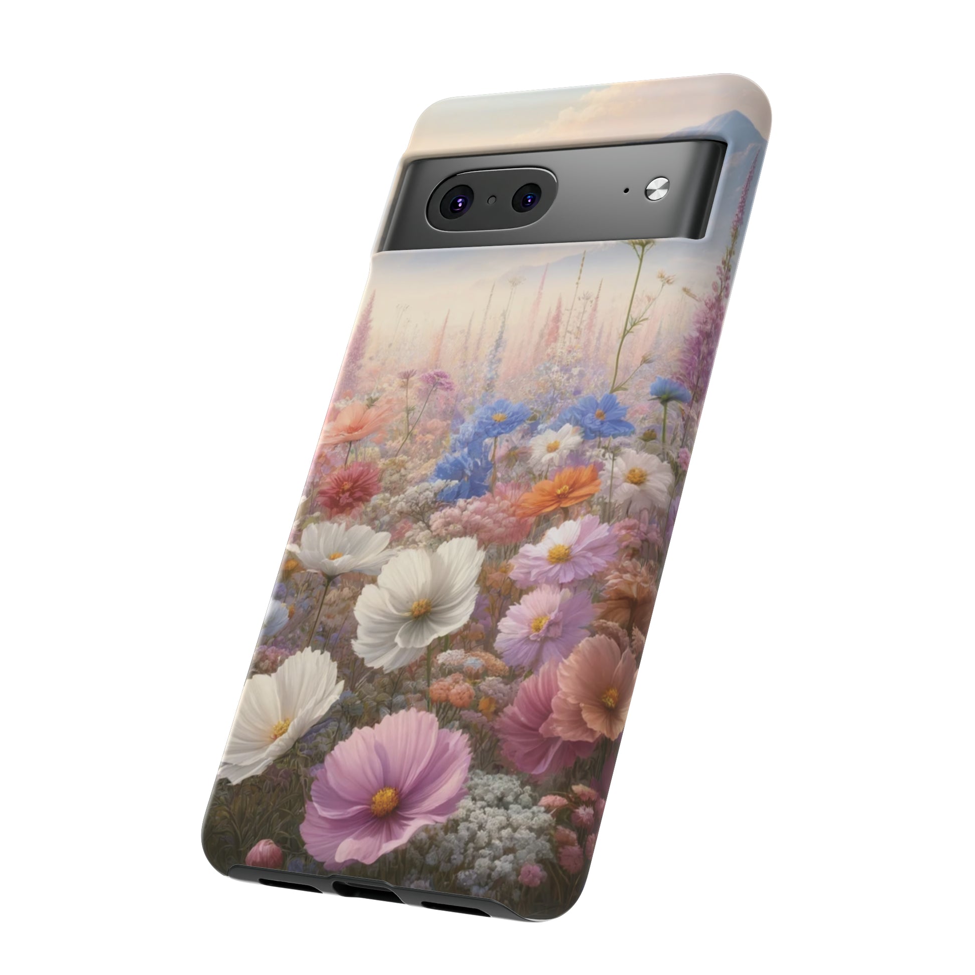Phone Case Floral Boho Luxury Tough Case Floral Elegant Durable Stylish for Modern Devices iPhone 15, Samsung iPhone Samsung Accessory Gift for Her.