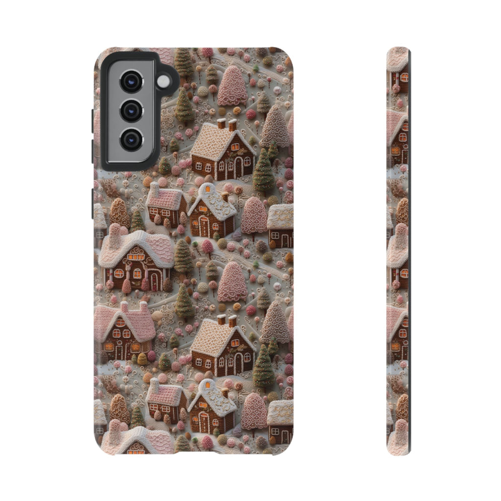 Gingerbread House 3D Phone Case Durable for iPhone Samsung Gift iPhone 15, 14, 13 Samsung Pixel Gift for Mom Accessory Gift for Her