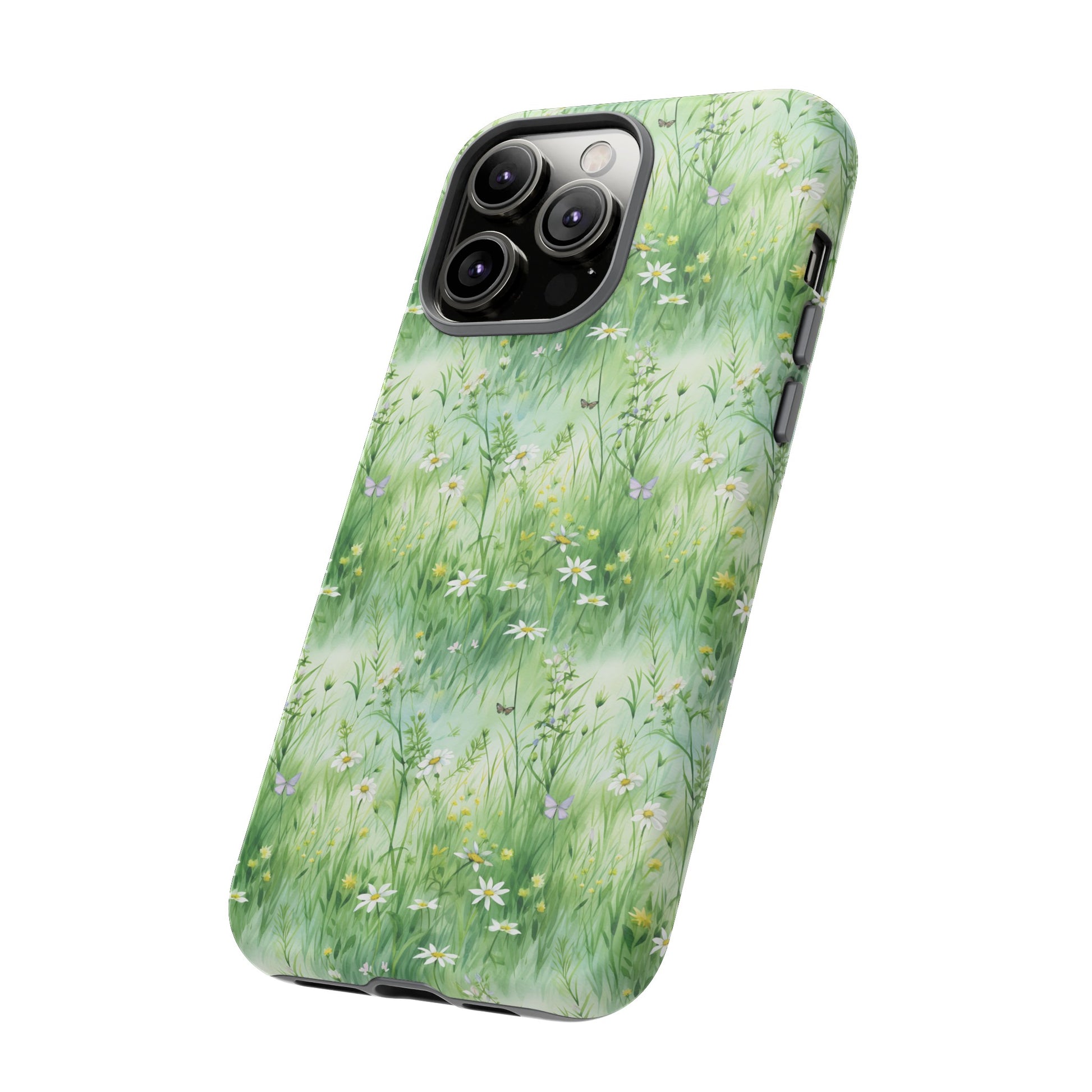 Beautiful Watercolor Grassing Daisy Boho Chic Design Phone Case Protective Cover for All Models Gift for Mom Accessory Gift for Her