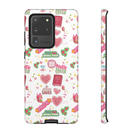 Carry Your Faith Everywhere | Christian Tough Phone Case with Bible Verse or Affirmation | Protective, Inspirational Gift for Christians