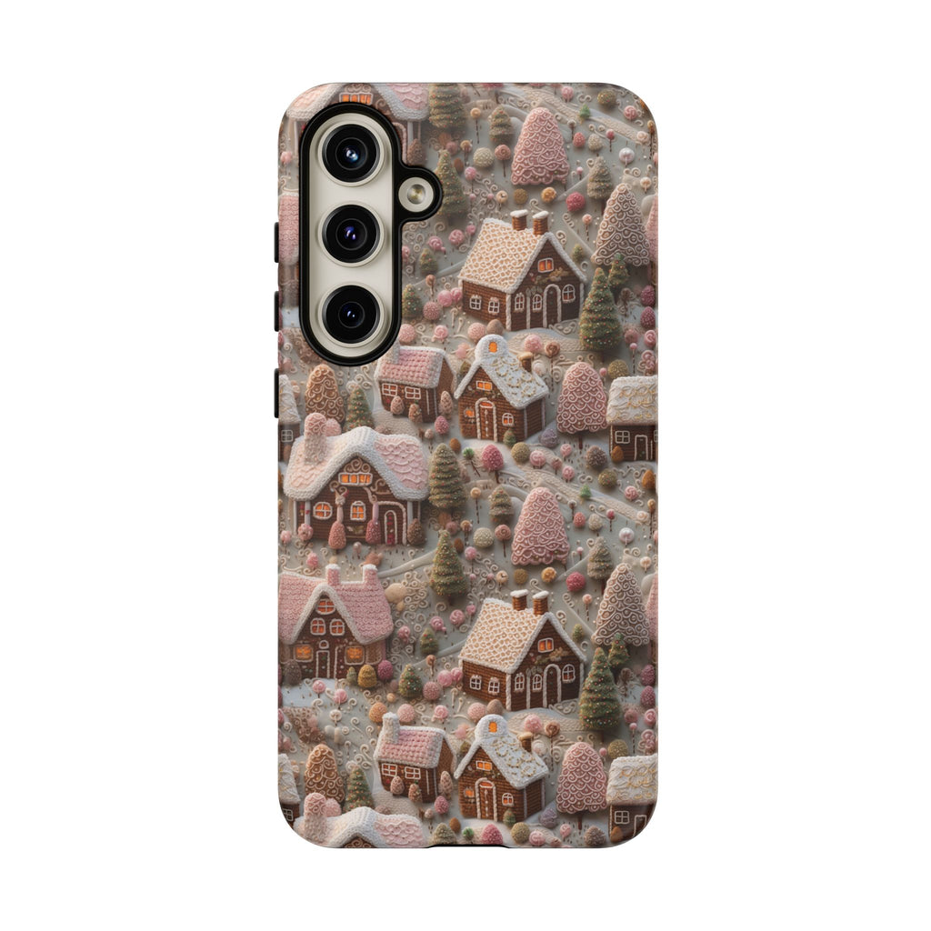 Gingerbread House 3D Phone Case Durable for iPhone Samsung Gift iPhone 15, 14, 13 Samsung Pixel Gift for Mom Accessory Gift for Her