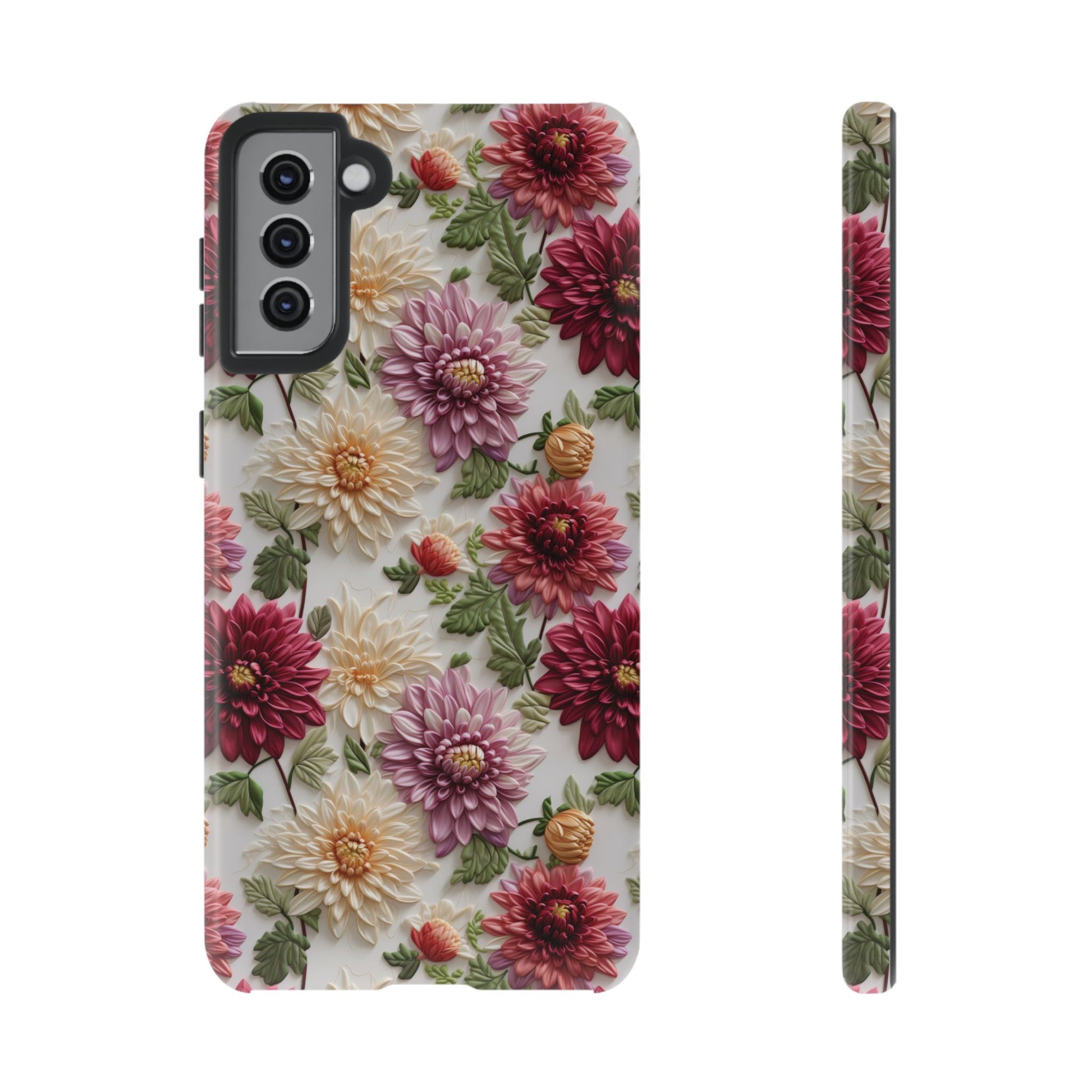 Floral Fall Phone Case for iPhone 16 pro15 14 13 12  21 23 Samsung, and Pixel | Stylish Protective Cover Gift for Her Perfect for Floral Lover