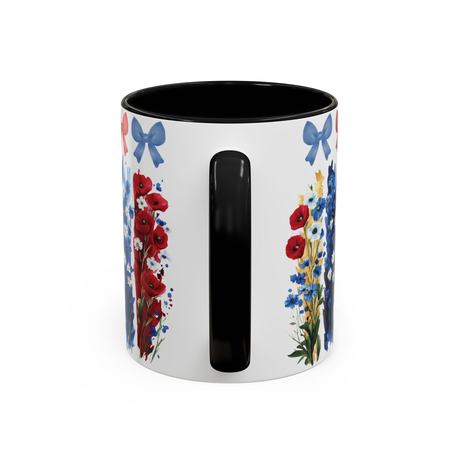 Brushstroke floral With Bows| Christian Mug with Bible Verse | Inspirational Gift for Christians | 11oz and 15oz Ceramic Coffee Mug Cozy Spring Mornings