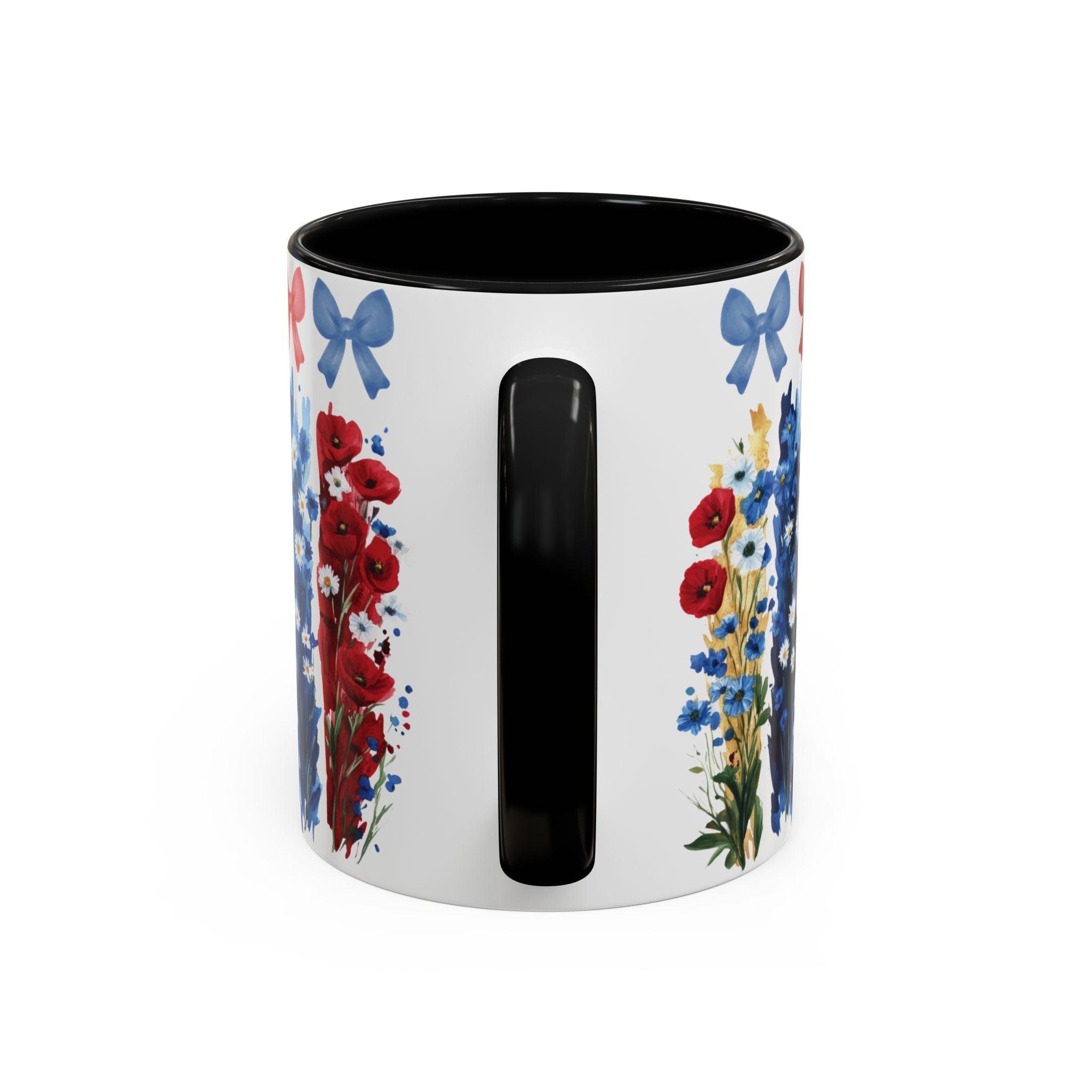 Brushstroke floral With Bows| Christian Mug with Bible Verse | Inspirational Gift for Christians | 11oz and 15oz Ceramic Coffee Mug Cozy Spring Mornings
