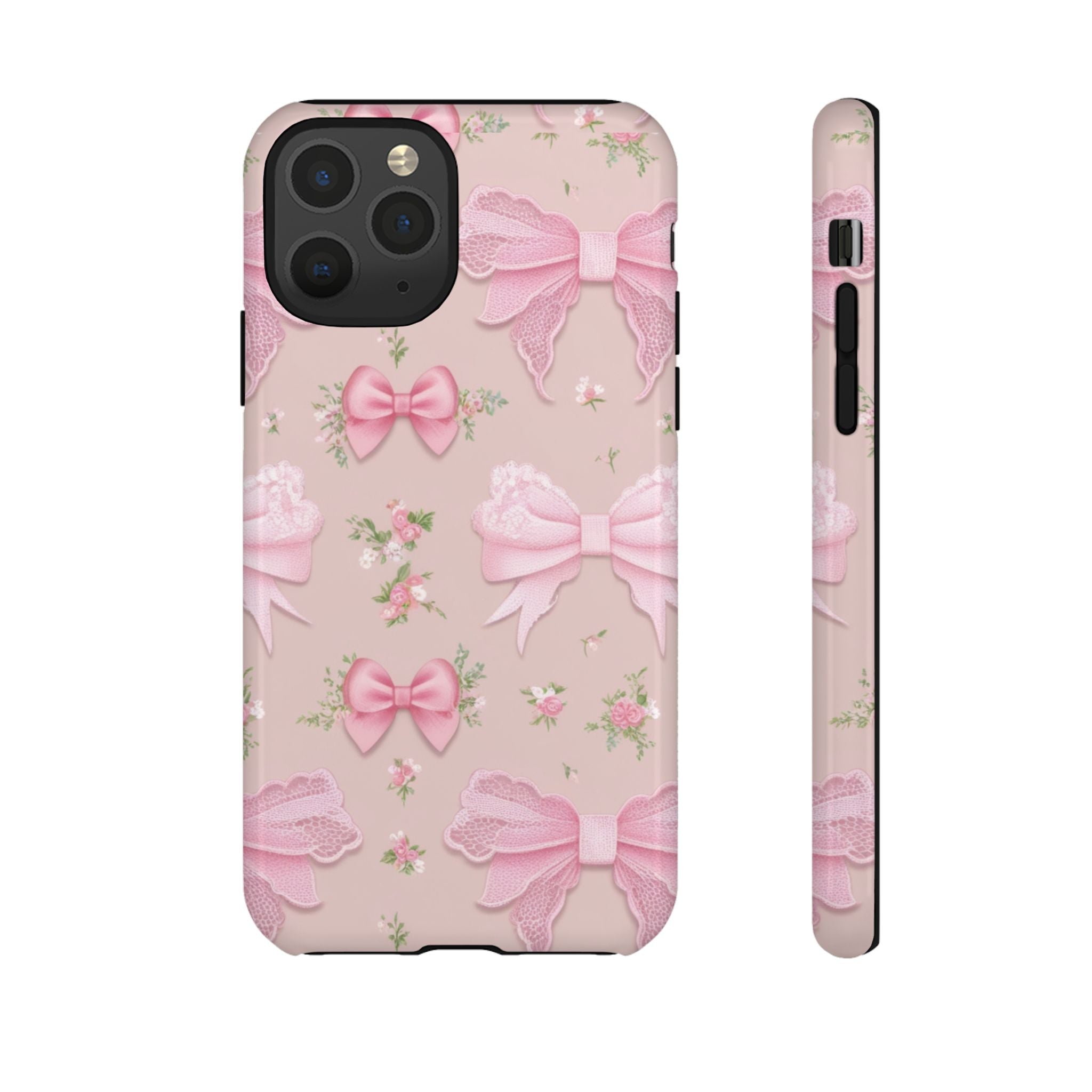Luxury Pink Bow Phone Case – Cute & Protective Cover for iPhone & Samsung Gift for Her