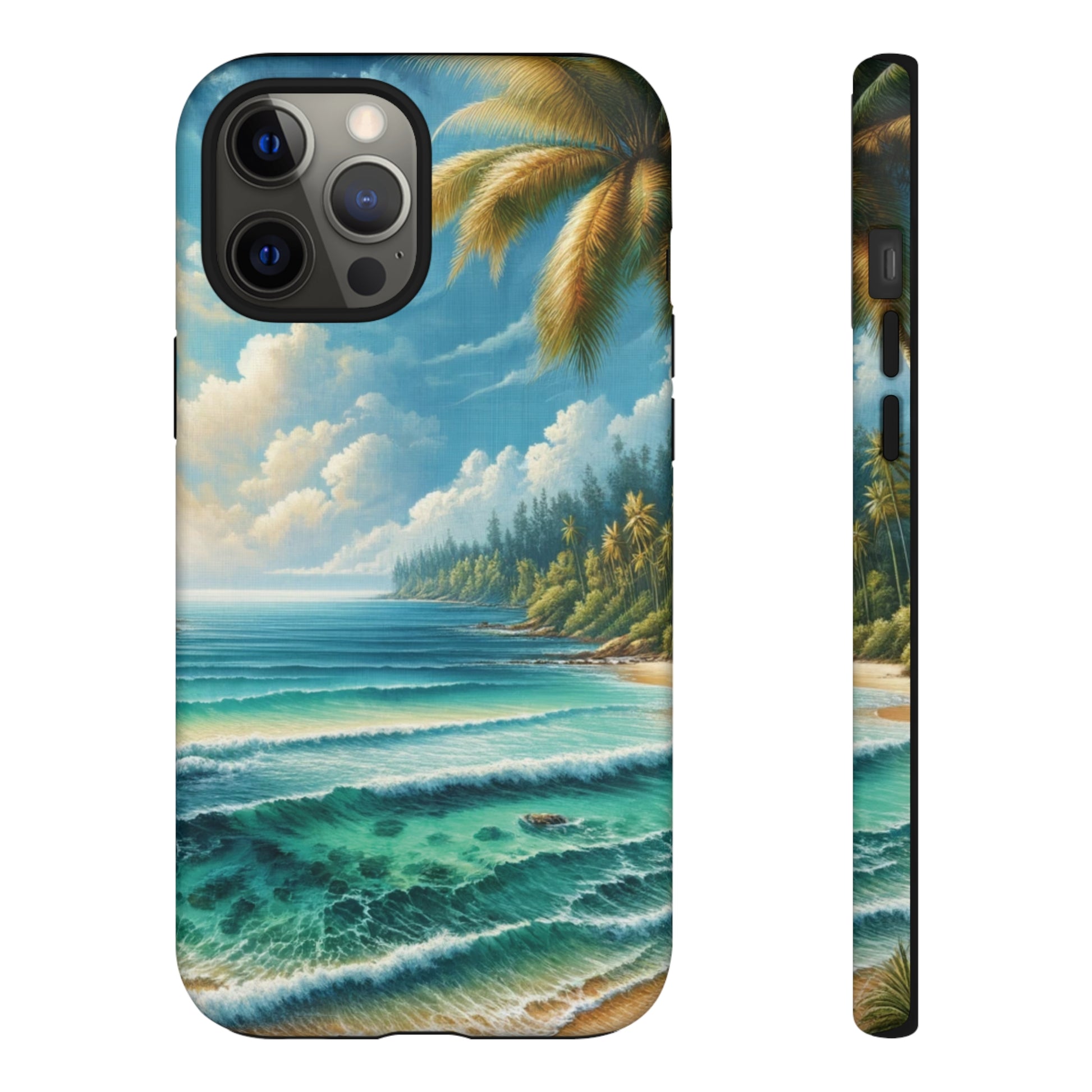 Coastal Serenity Ocean Beach View Protective Phone Case Gift for Her Phone 15, Samsung iPhone Samsung Gift for Her Case iPhone 15, Samsung iPhone Samsung Accessory Gift for Her.