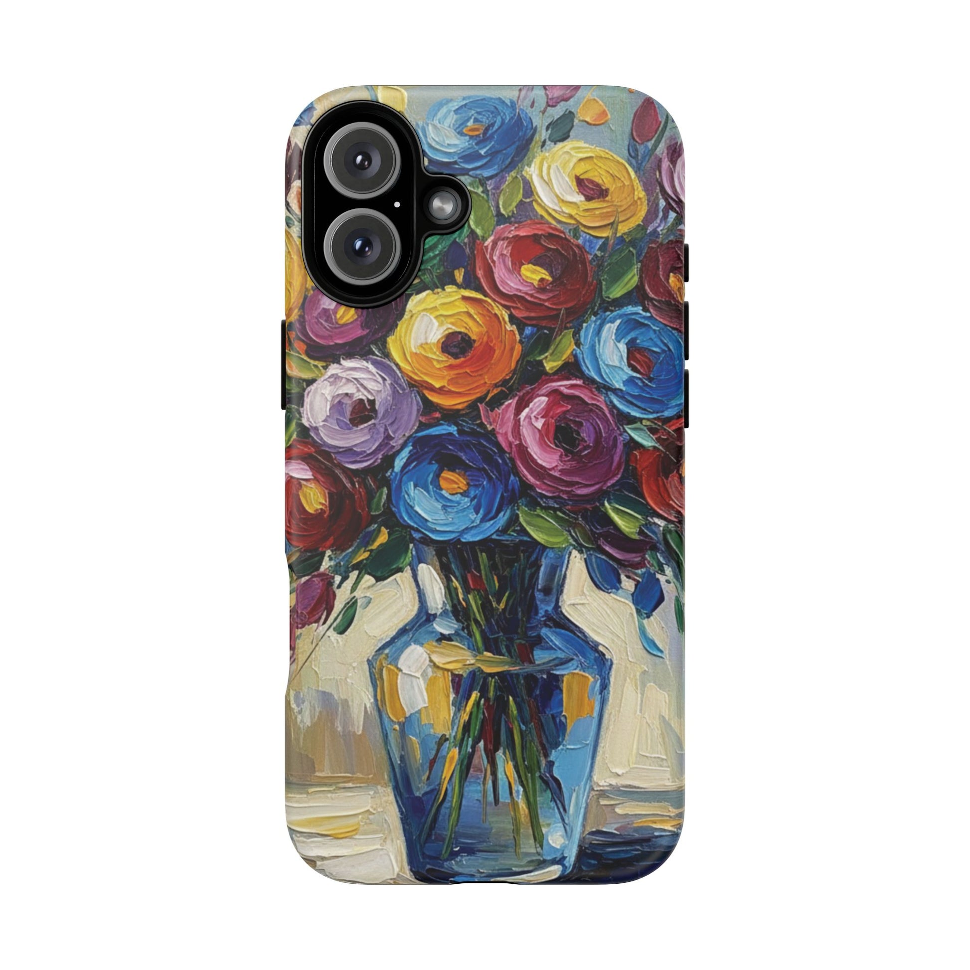 Floral Luxury Oil Painting Illusion Tough Case — Floral Art Phone Case for Art Lovers