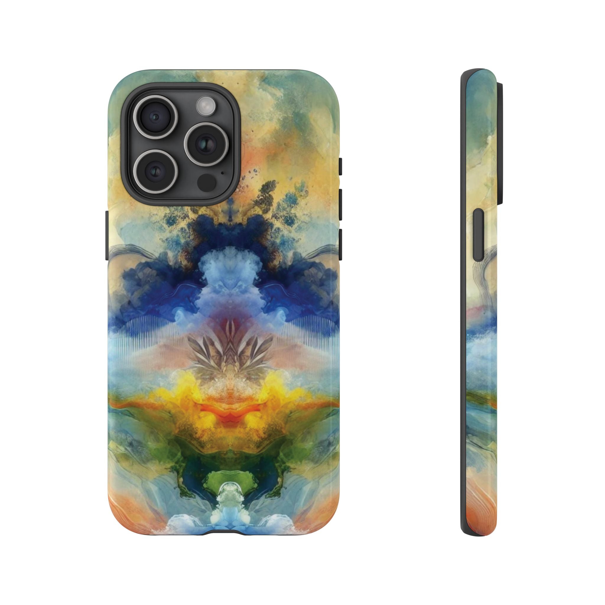 Modern Watercolor Abstract Phone Case Compatible with iPhone, Samsung & More - Stylish, Durable Protection with Vibrant Artistic Design Perfect Gift for Her