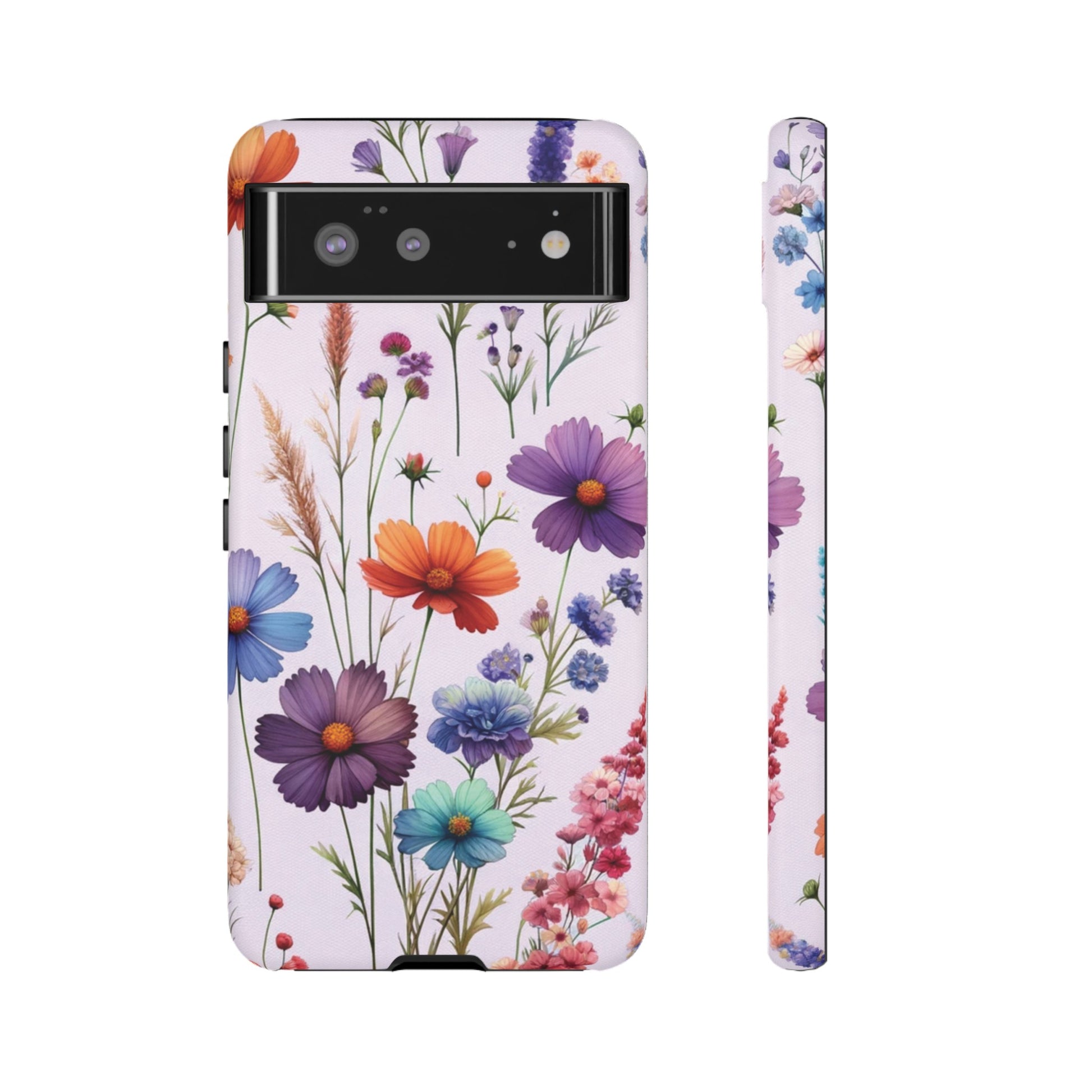 Lavender Wildflowers Protective Phone Case Gift for Her Phone 15, Samsung iPhone Samsung Gift for Her Case iPhone 15, Samsung iPhone Samsung Accessory Gift for Her.