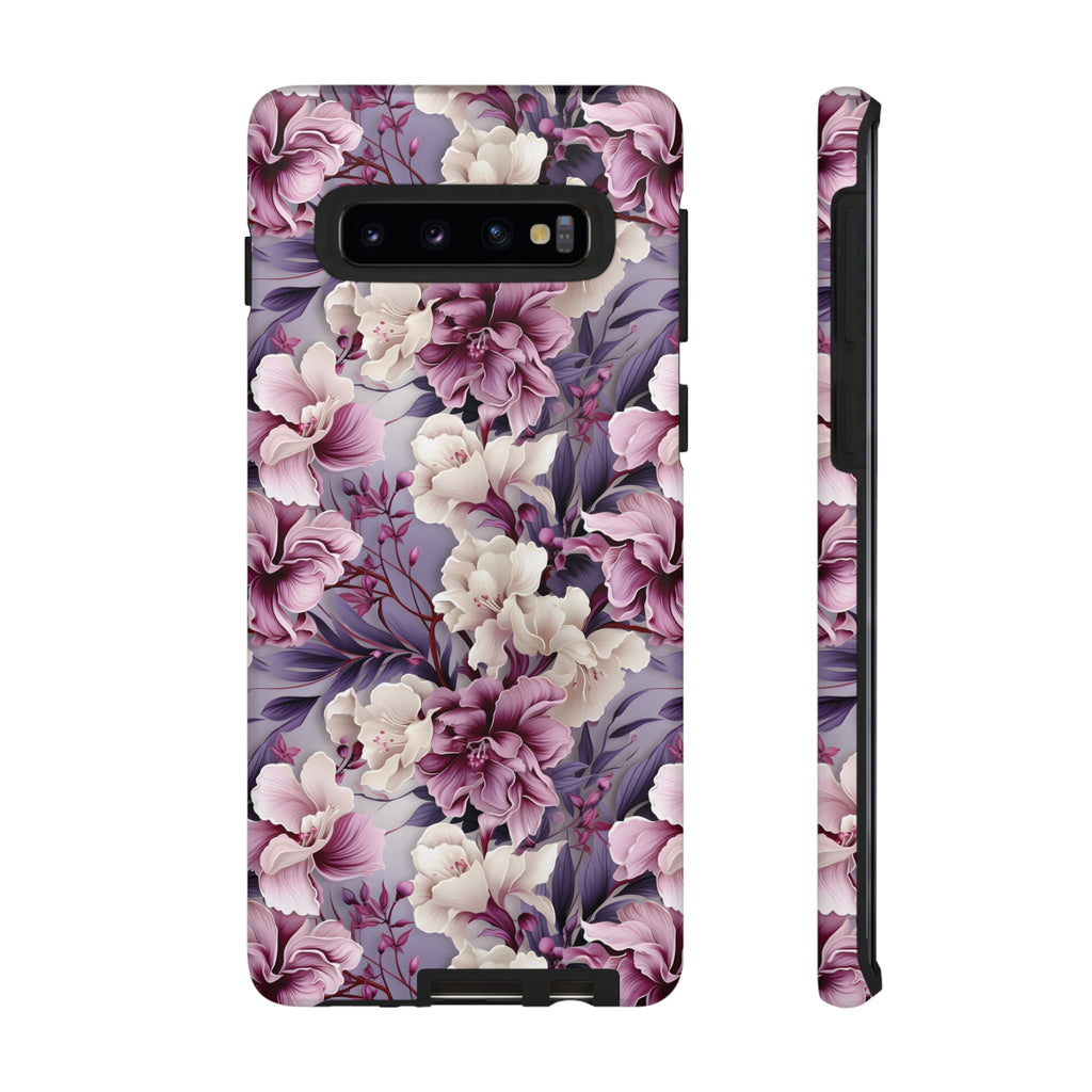 Lavender Flowers Protective Phone Case Gift for Her Phone 15, Samsung iPhone Samsung Gift for Her Case iPhone 15, Samsung