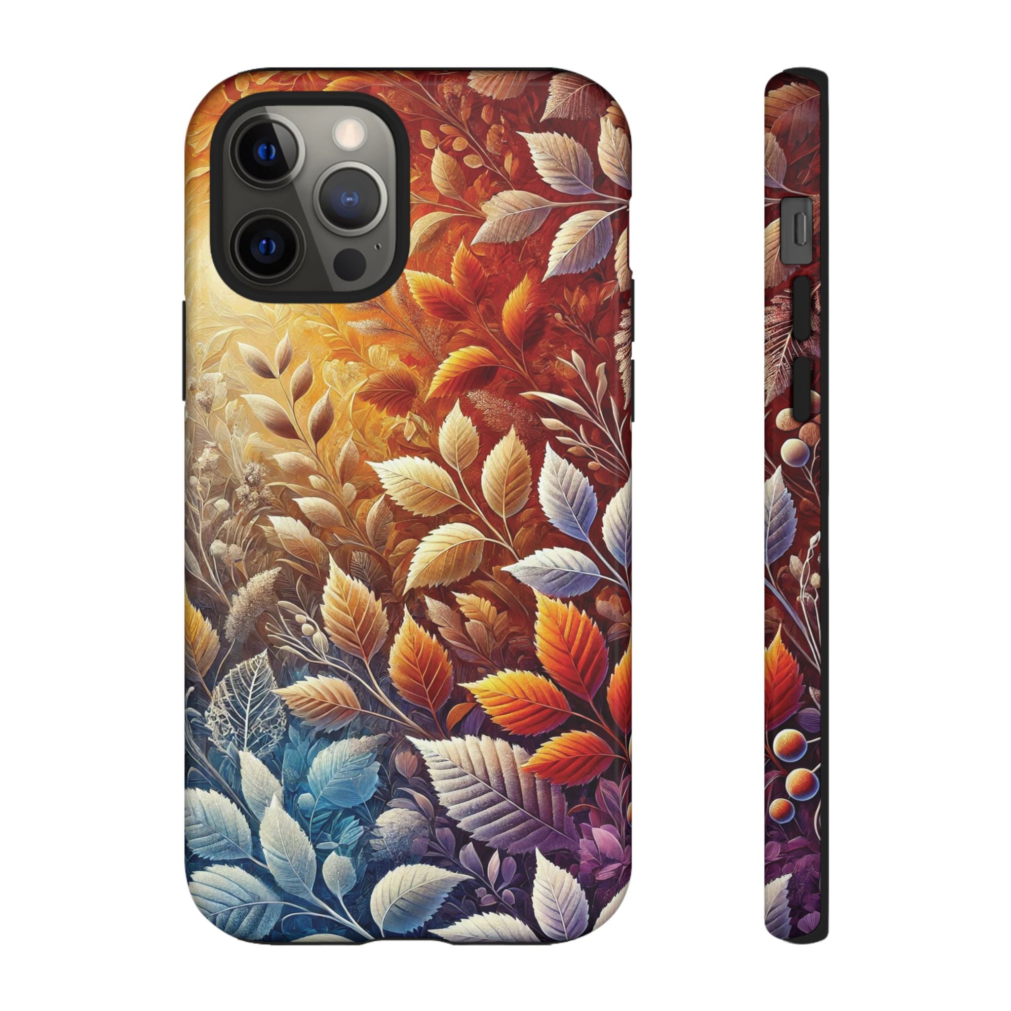 Beautiful Colorful Leaves Phone Case Vibrant Autumn Design for iPhone & Samsung, Durable Protection with Eye Catching Style, Perfect for Nature Lovers & Seasonal Charm Gift for Her