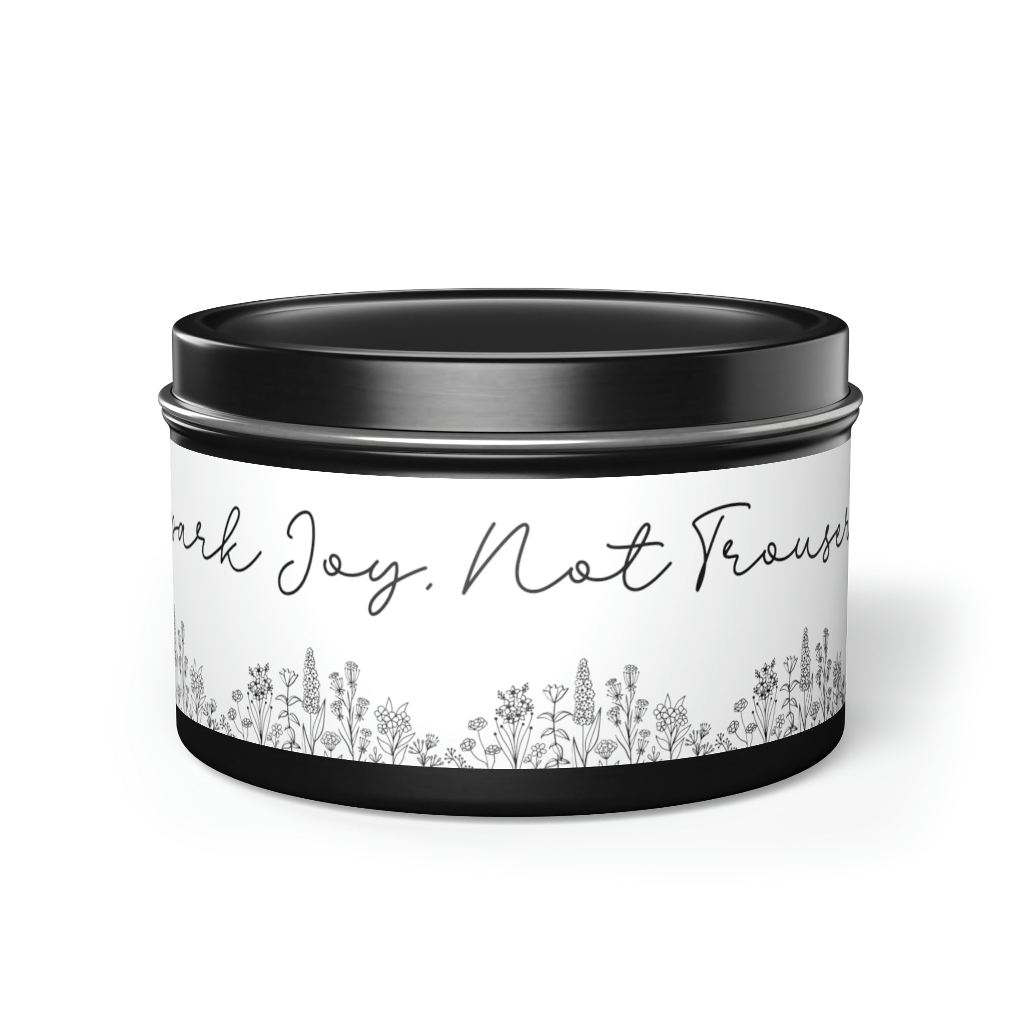 New House Bloom & Glow Elegant Floral Aromas in 4oz/8oz Tin Candles Essence of Nature Collection Unveil Serenity Romance with Exquisite Botanical Scents. Pure Harmony & Grace..