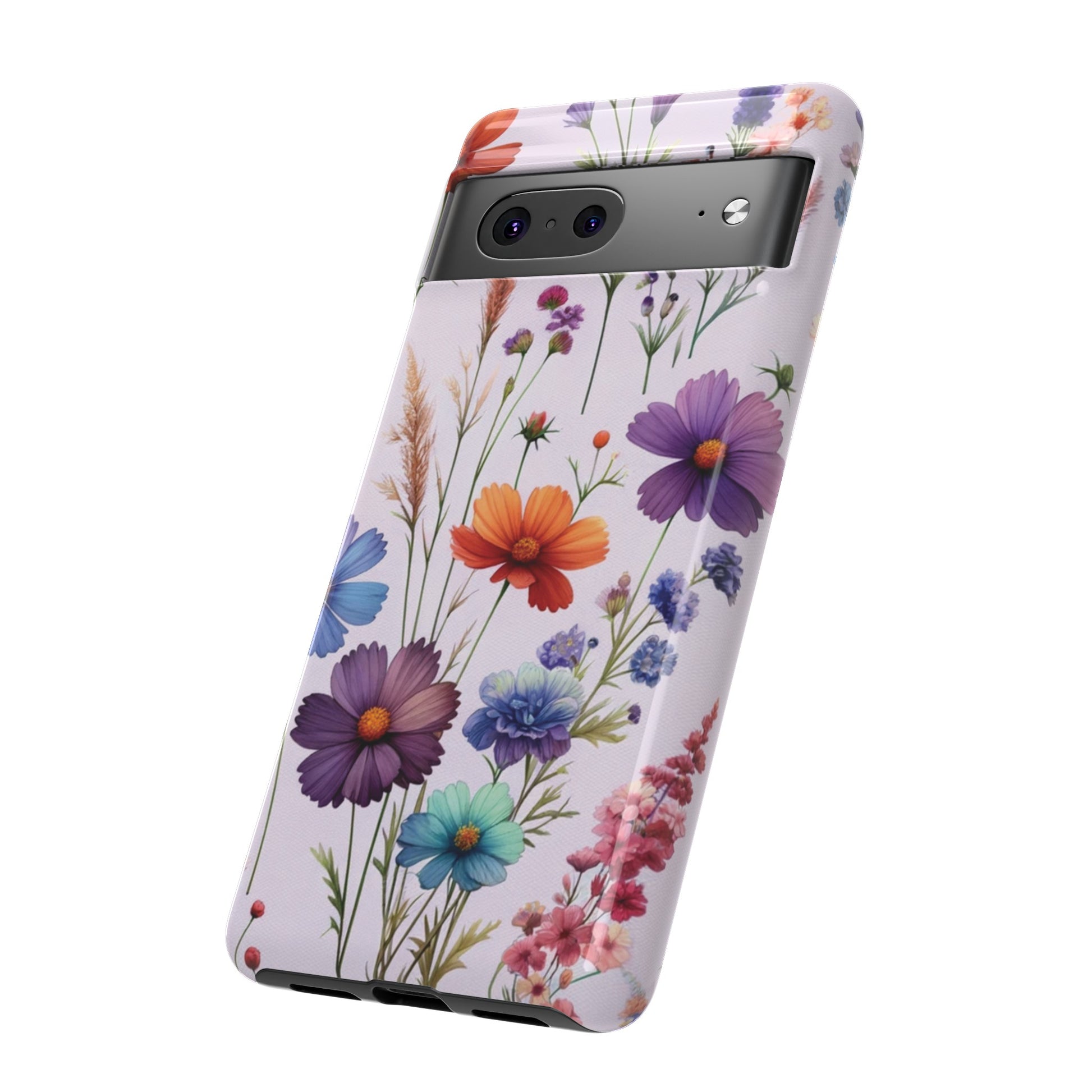 Lavender Wildflowers Protective Phone Case Gift for Her Phone 15, Samsung iPhone Samsung Gift for Her Case iPhone 15, Samsung iPhone Samsung Accessory Gift for Her.