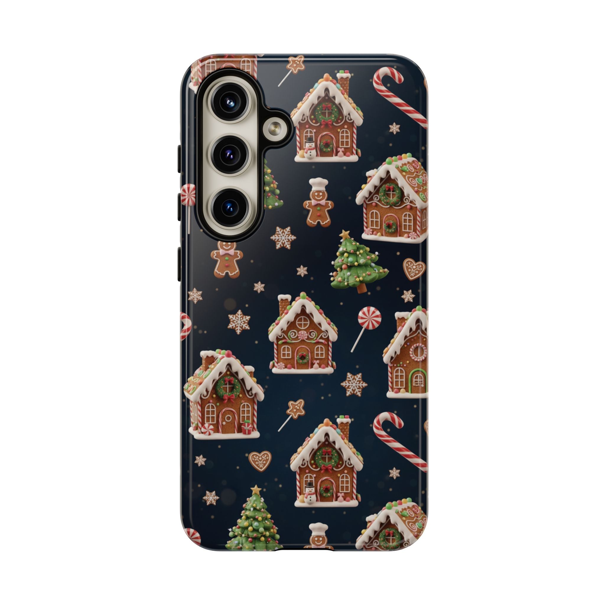 3D Gingerbread House Christmas Phone Case | Premium Holiday Gift Cover for iPhone 17, iPhone, and Samsung Galaxy Gift for Her or Him