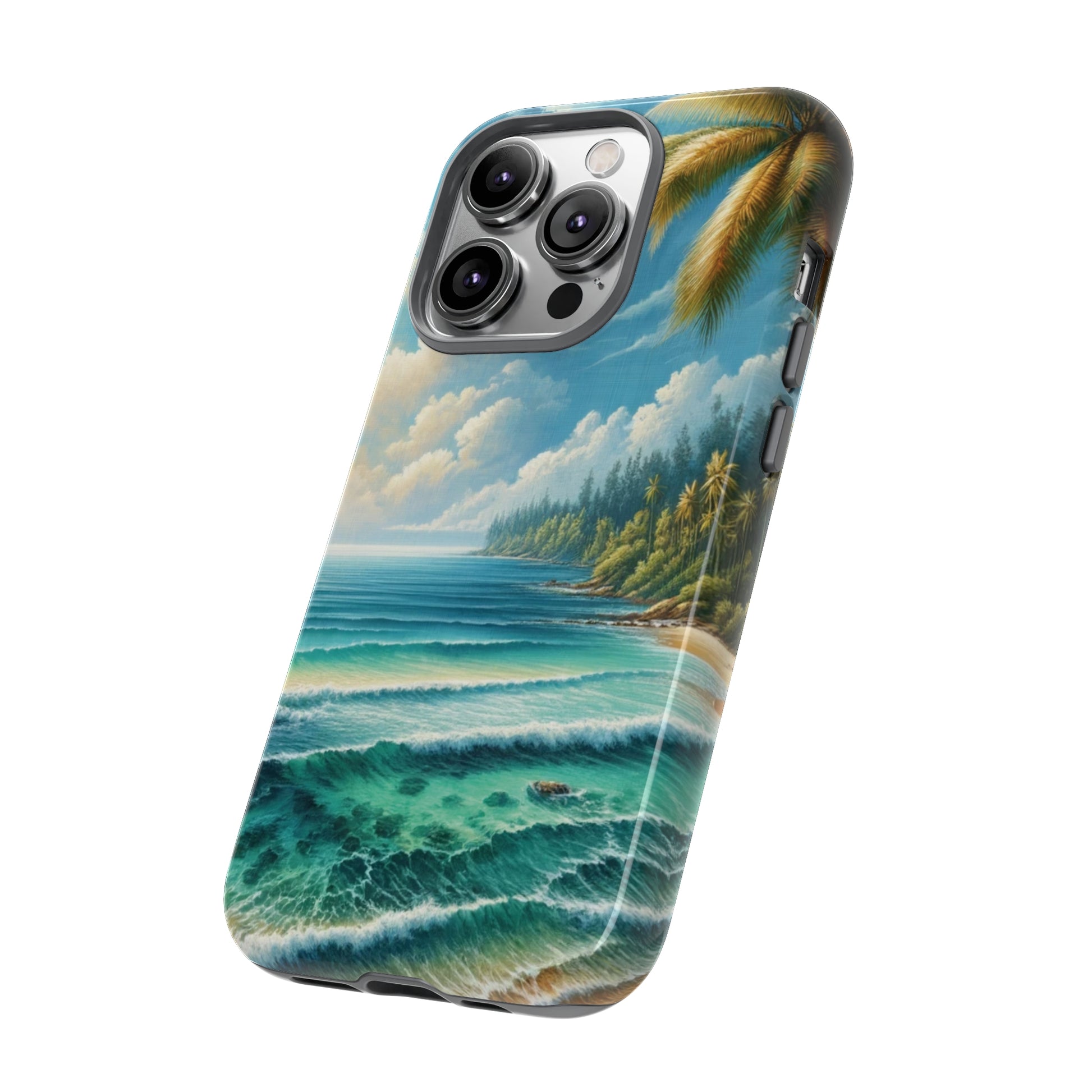 Coastal Serenity Ocean Beach View Protective Phone Case Gift for Her Phone 15, Samsung iPhone Samsung Gift for Her Case iPhone 15, Samsung iPhone Samsung Accessory Gift for Her.