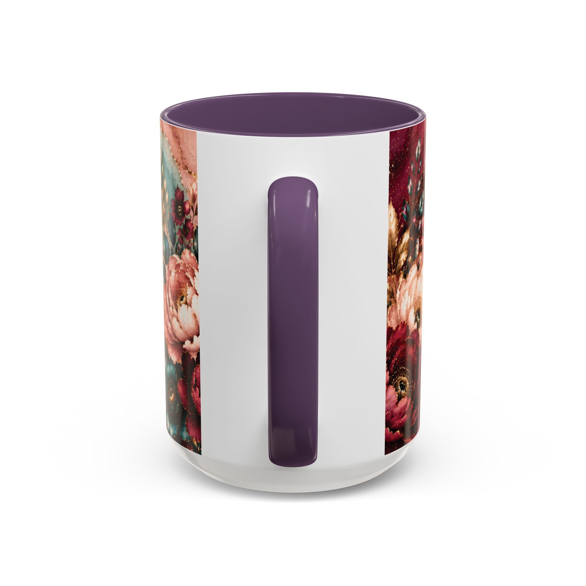 Personalized Name Mug for Women, Inspirational Color Handle Coffee Mug, 11 oz or 15 oz Gift for Her