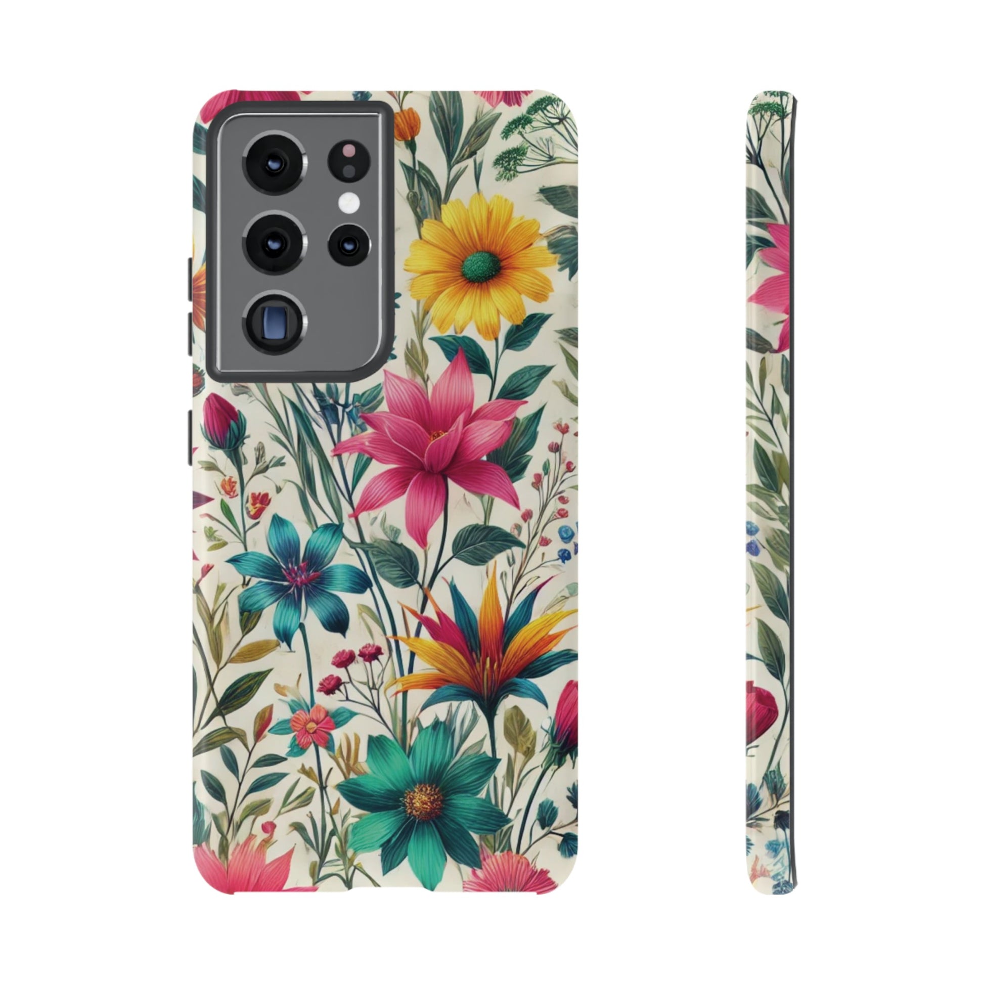 Wildflowers Boho Chic Design Phone Case - Stylish, Protective Cover for All Models Gift for Mom Accessory Gift for Her